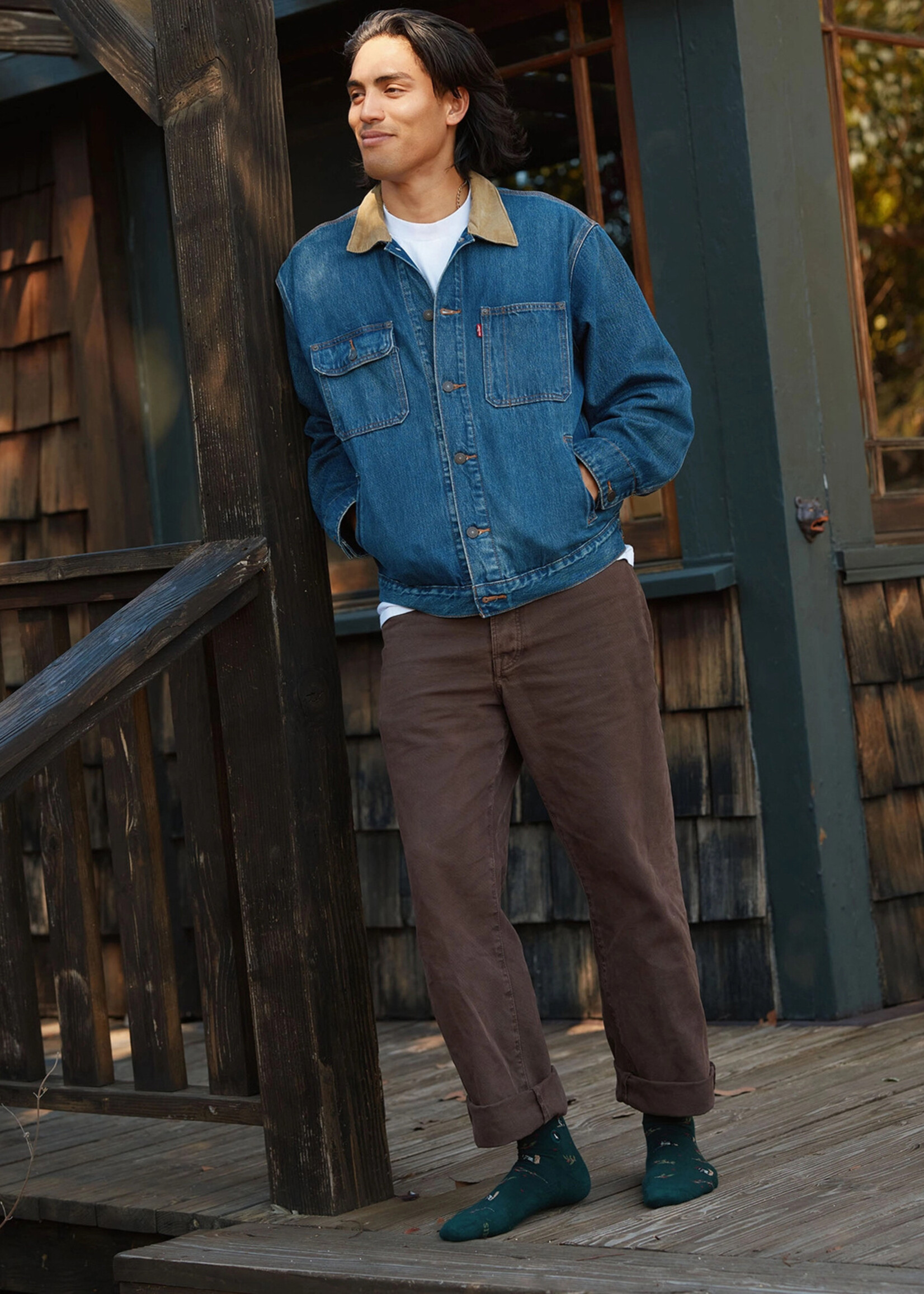 Conscious Step Men's Woodpecker Socks