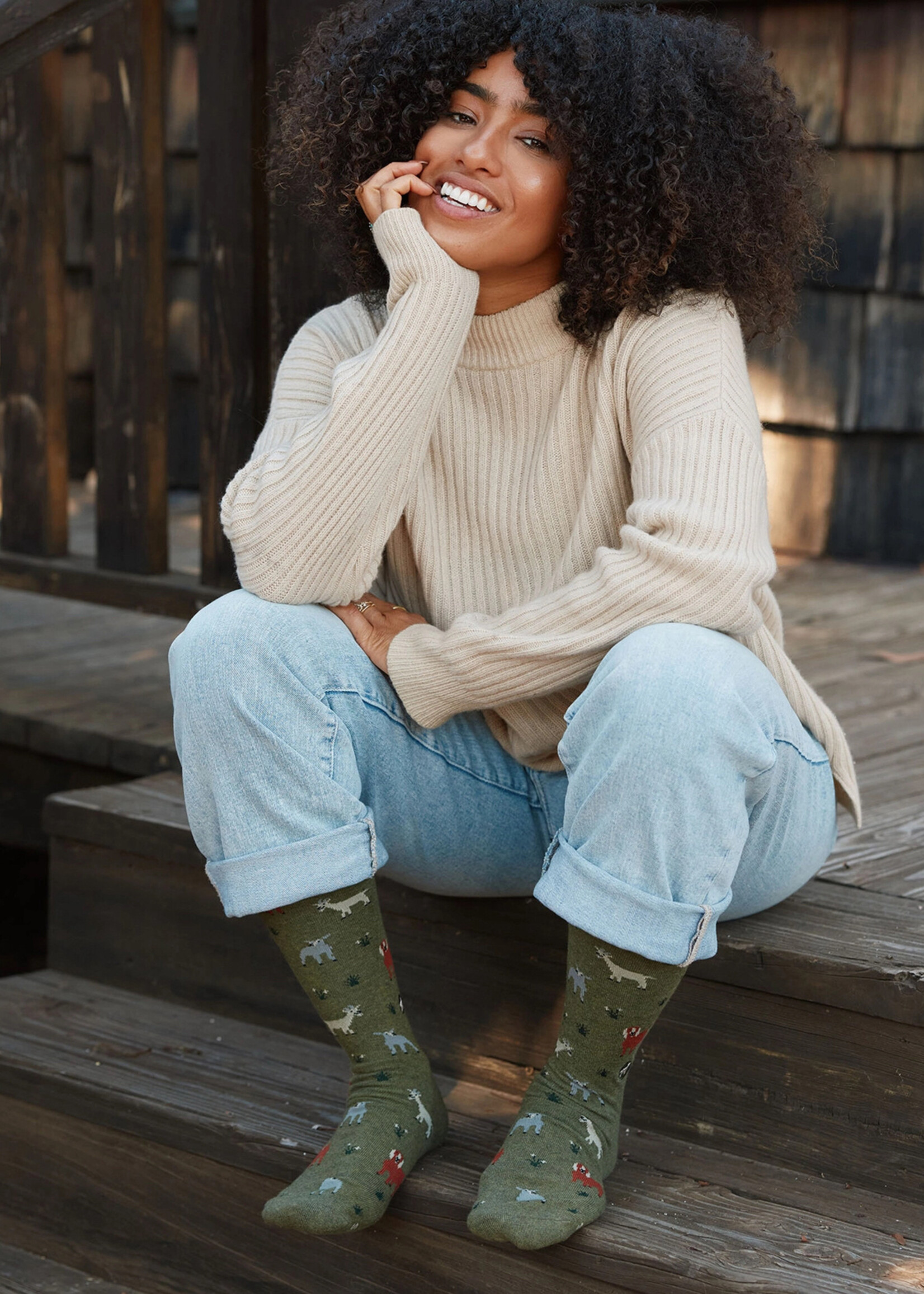 Conscious Step Women's Goat Socks