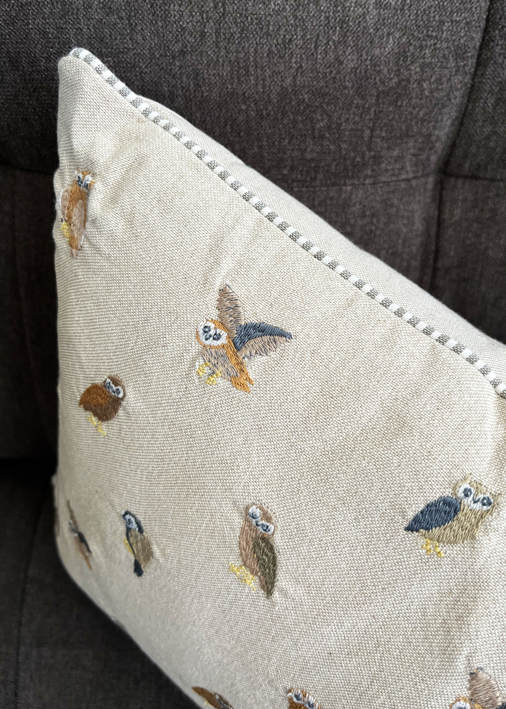 Natural Habitat Miniature Owl Throw Pillow - 12in x 20in
