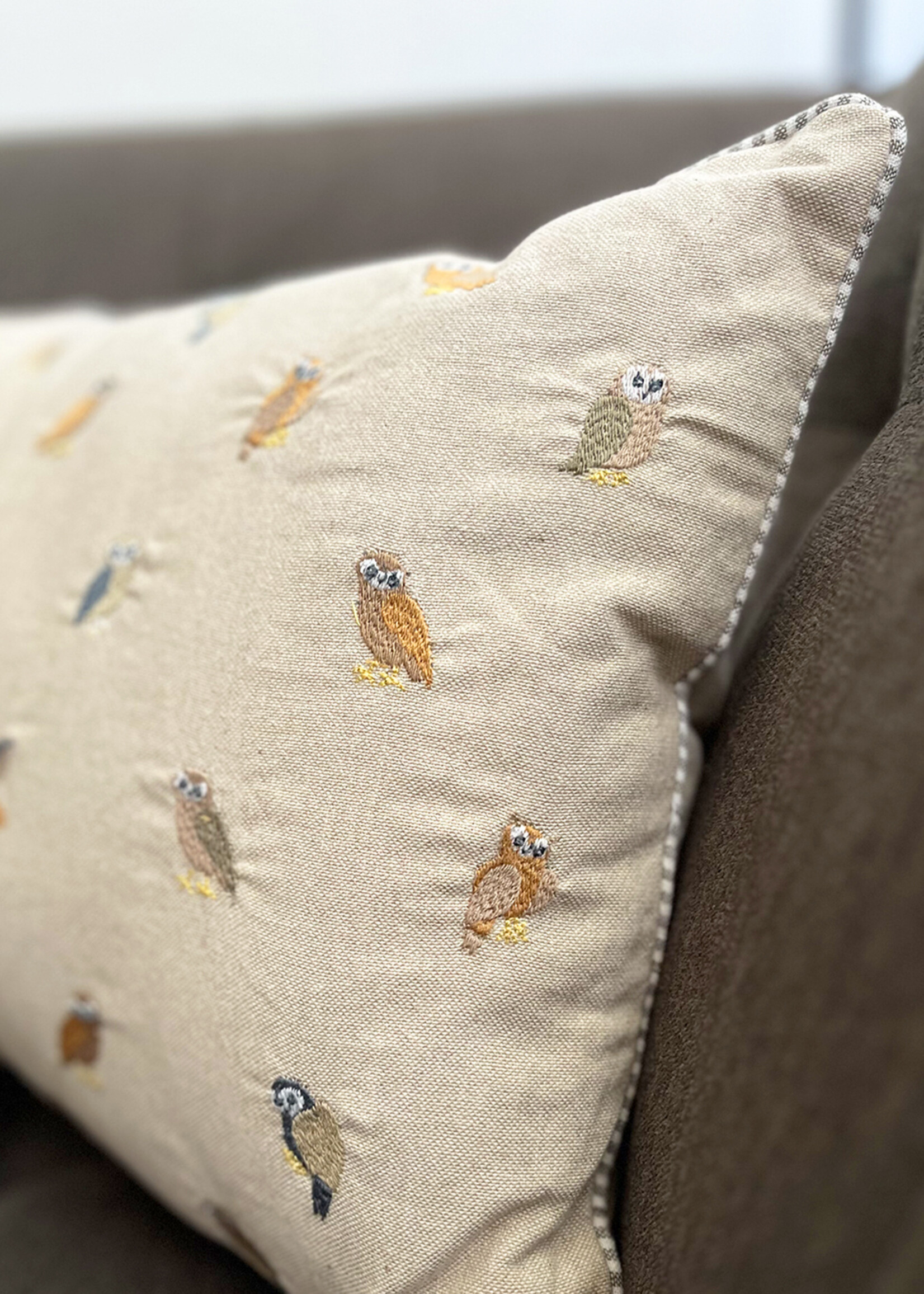 Natural Habitat Miniature Owl Throw Pillow - 12in x 20in