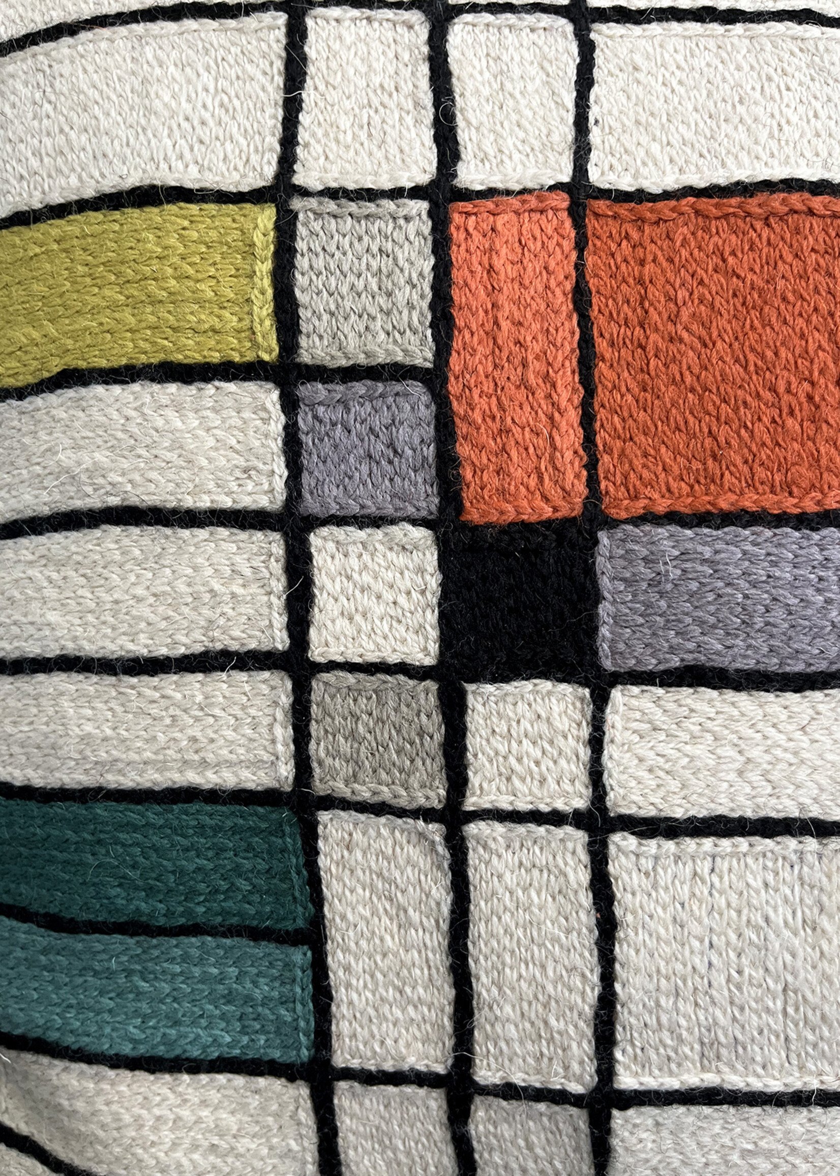 Natural Habitat 18" Delaney Mod Blocks Throw Pillow