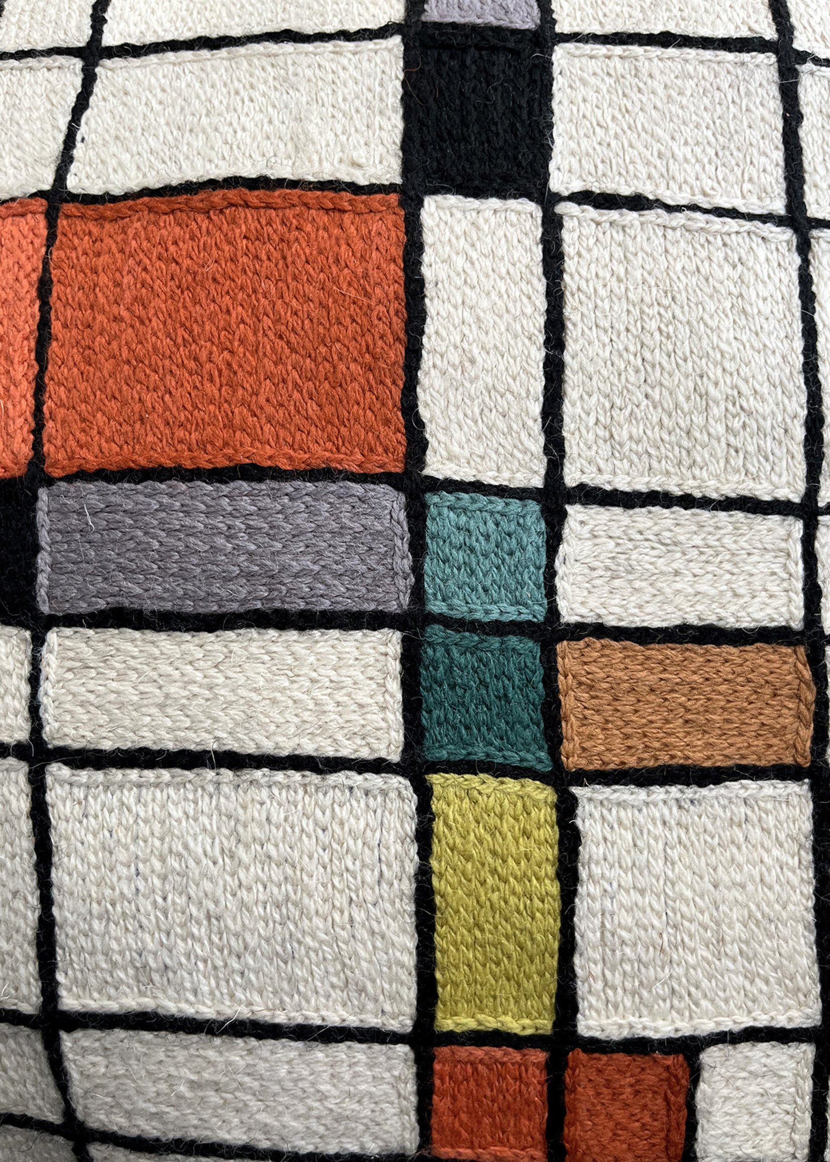 Natural Habitat 18" Delaney Mod Blocks Throw Pillow