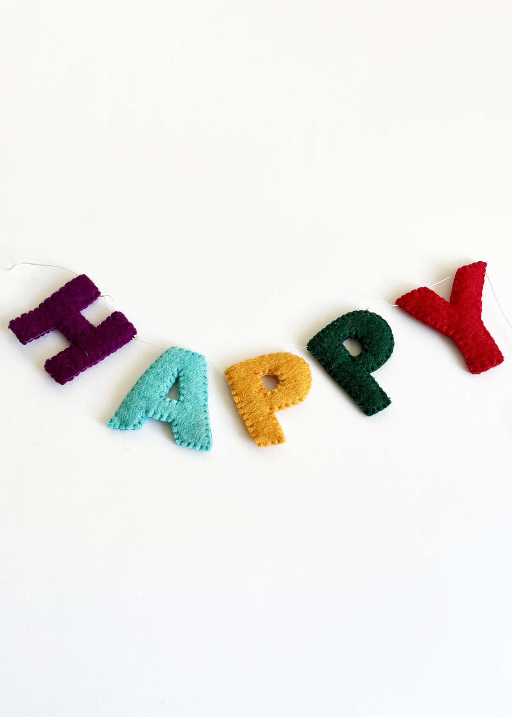 Ganesh Himal Felt Happy New Year Banner