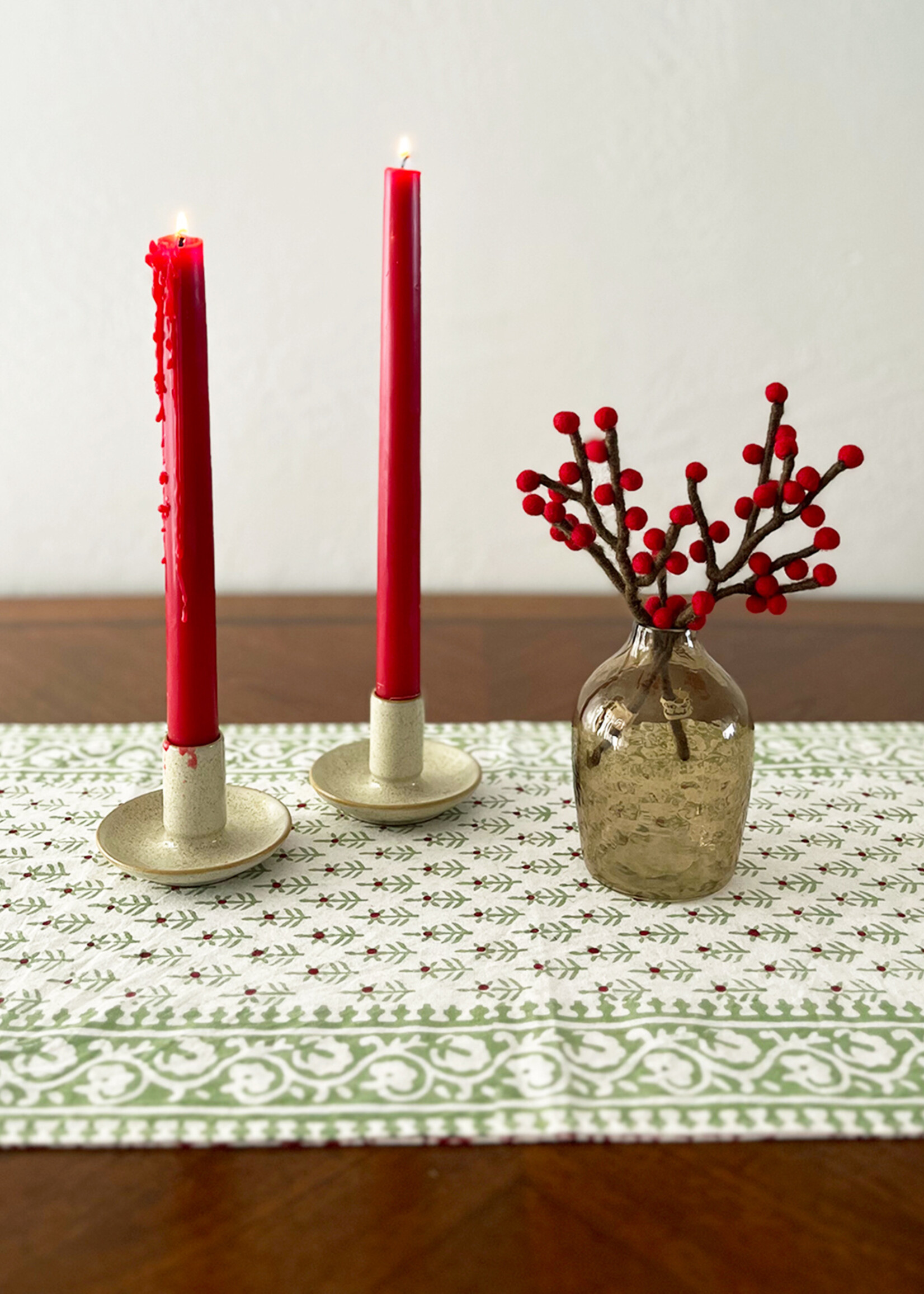 Natural Habitat 13" x 60" Holiday Winterberry Table Runner