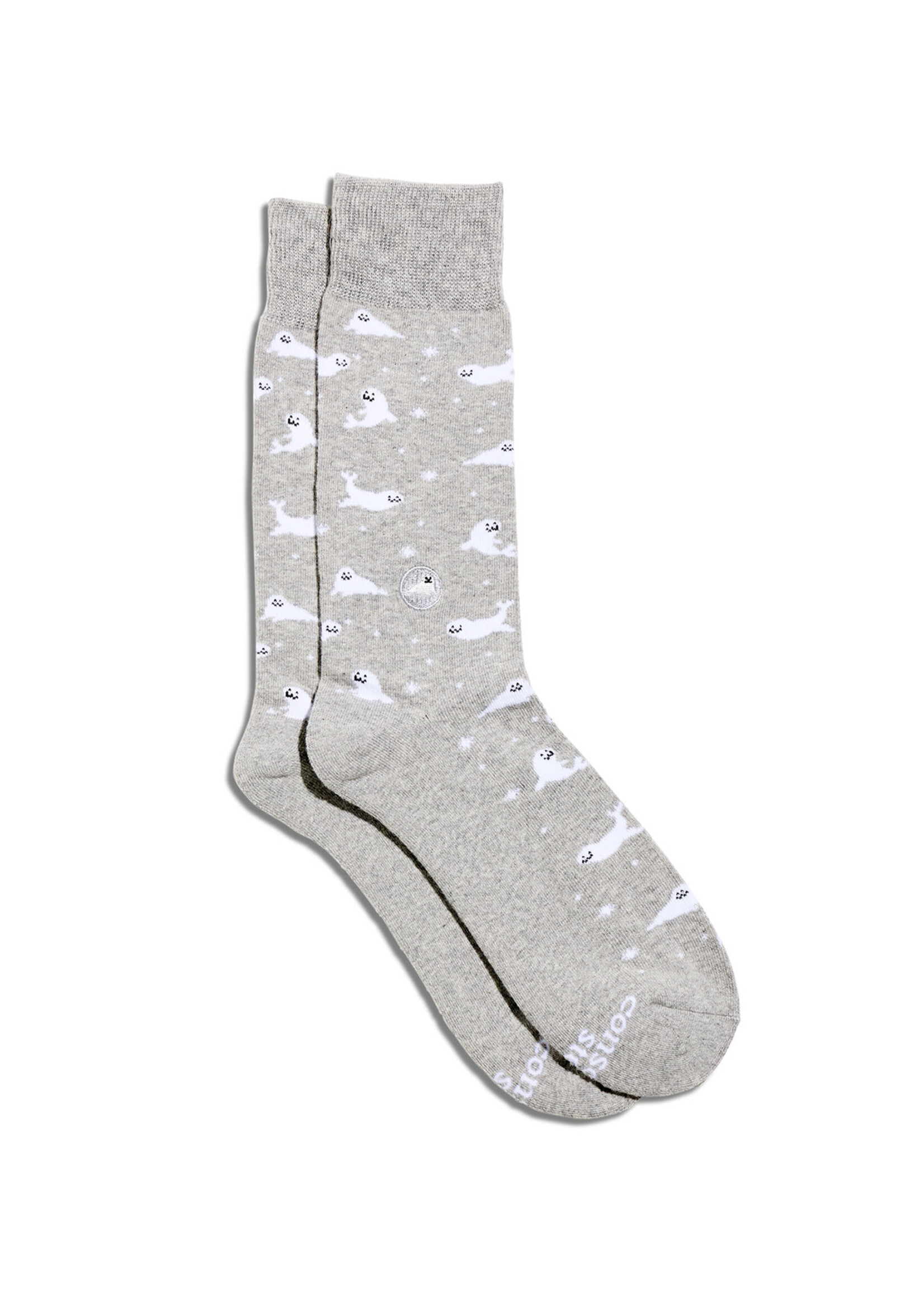 Conscious Step Men's Baby Seal Socks