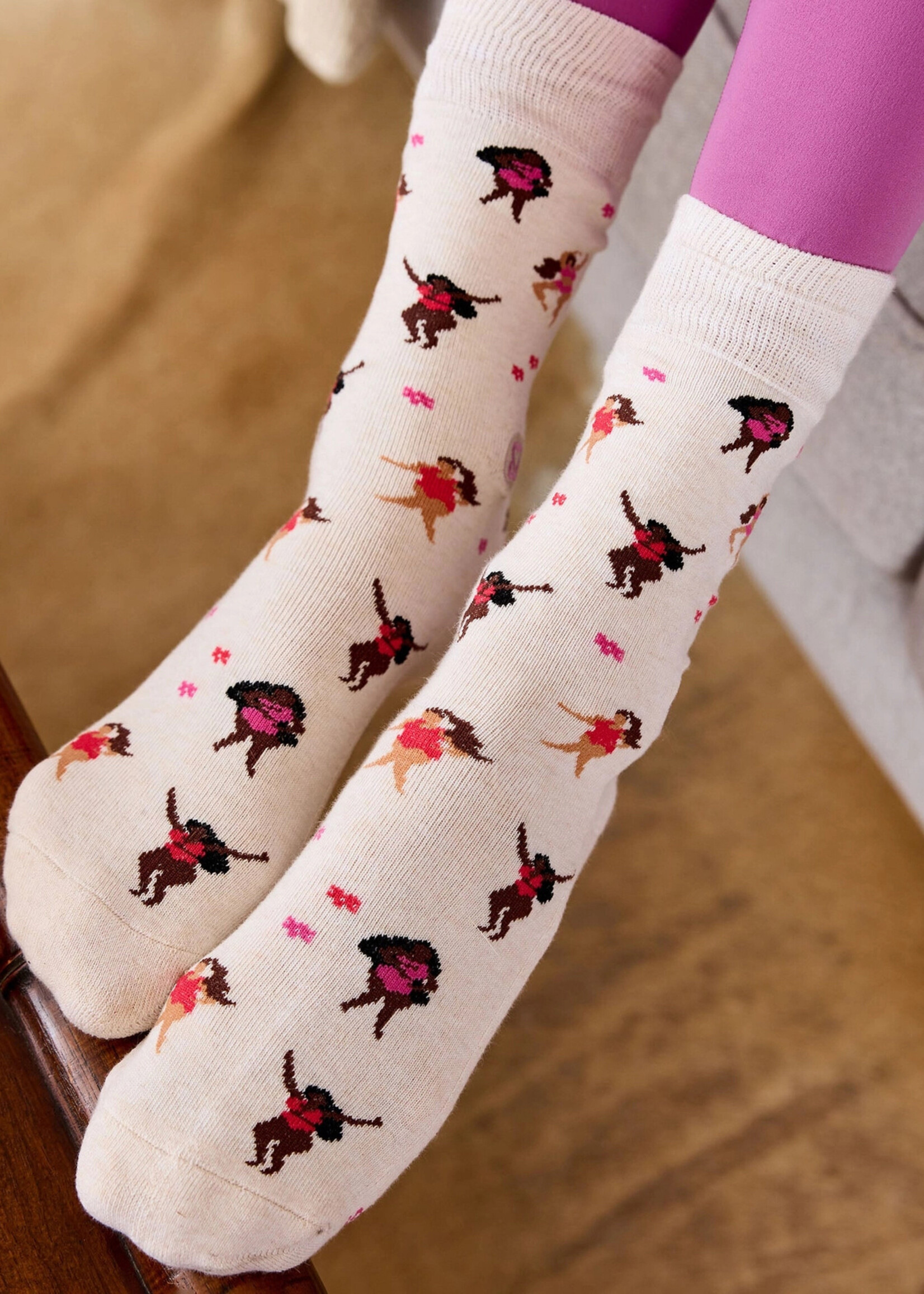 Conscious Step Women's Happy Ladies Socks - Support Self-Checks