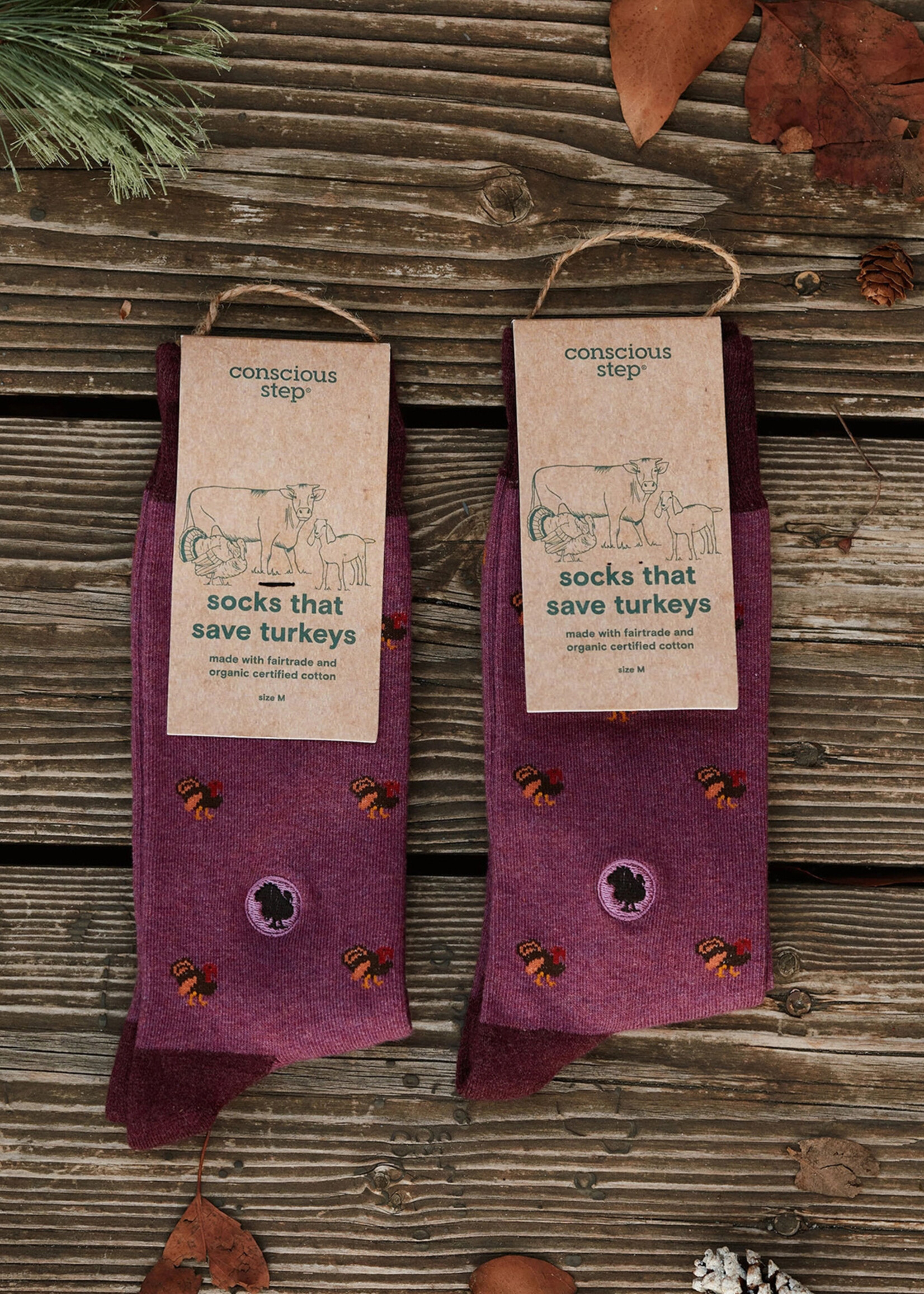 Conscious Step Women's Turkey Socks