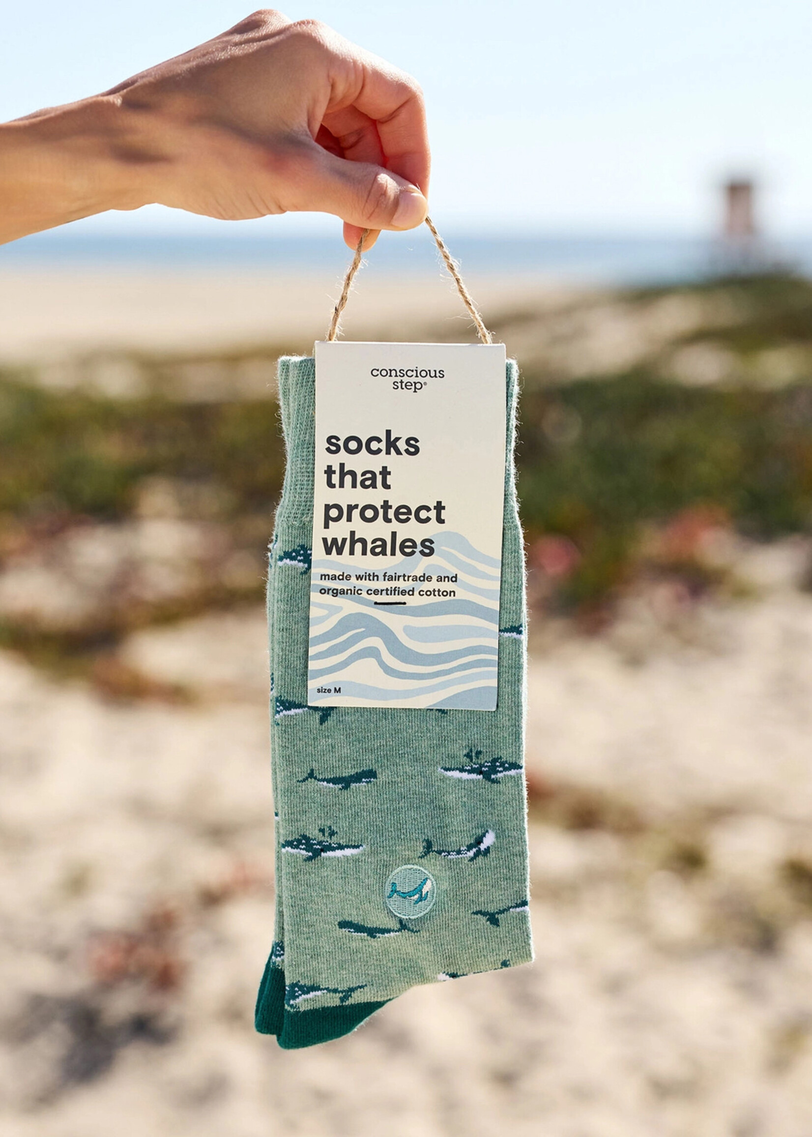 Conscious Step Women's Whale Socks