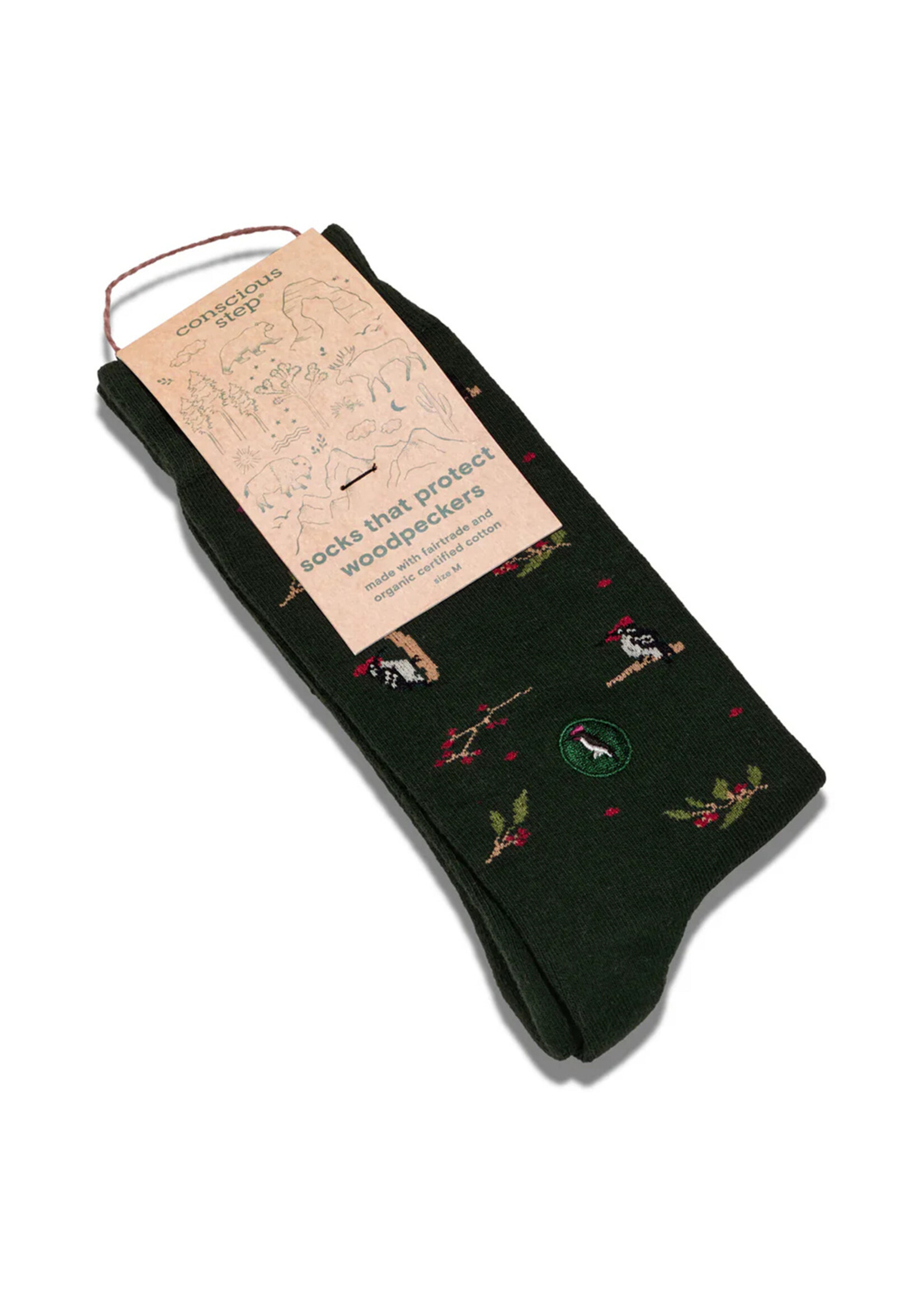 Conscious Step Women's Woodpecker Socks
