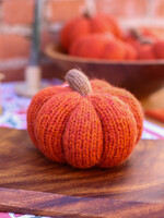 Andes Gifts Orange Knit Pumpkin