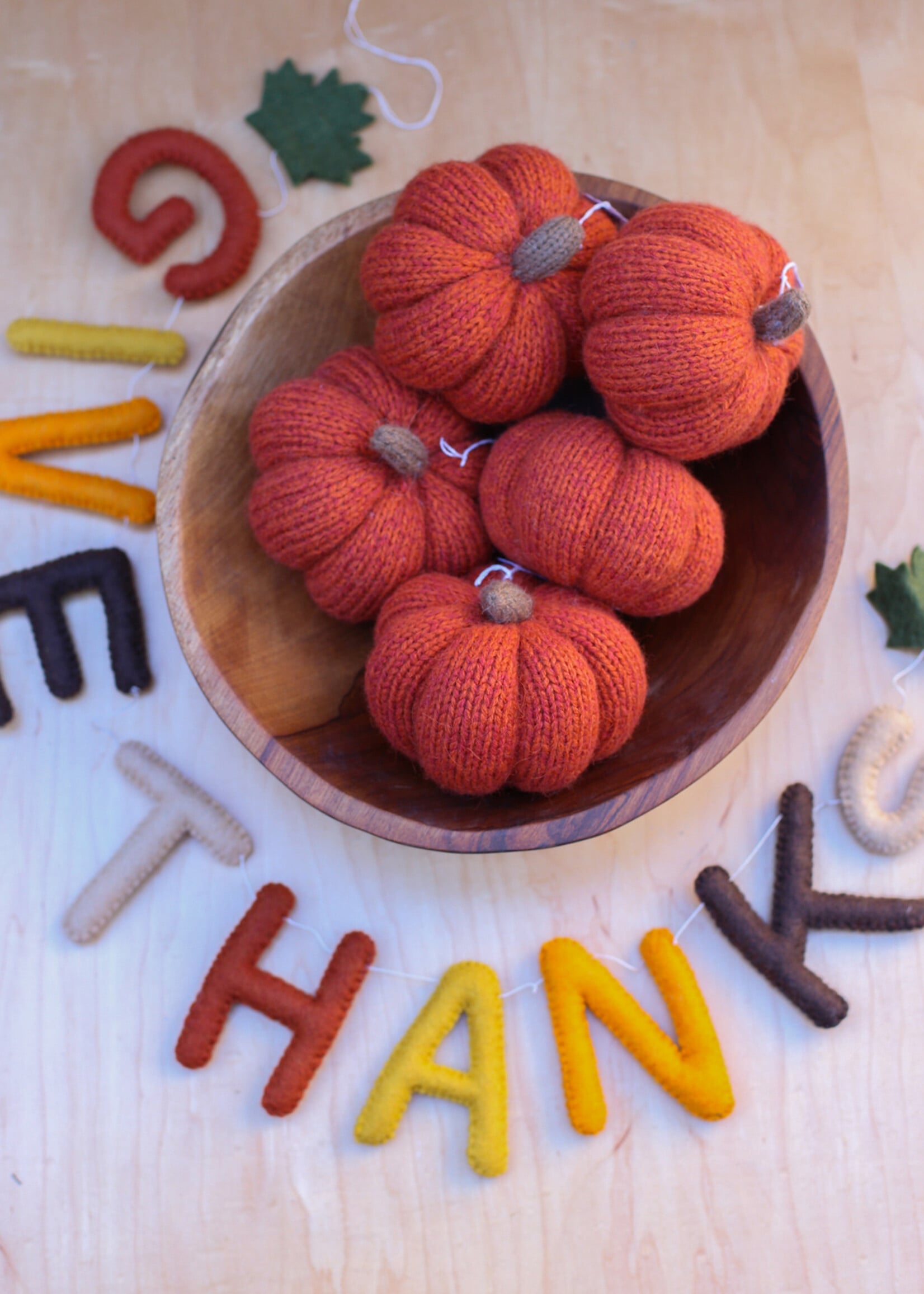 Global Goods Partners Give Thanks Felt Garland