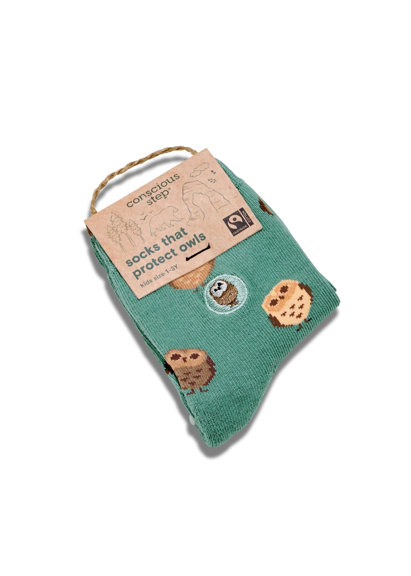 Conscious Step Kids Owl Socks - Toddler