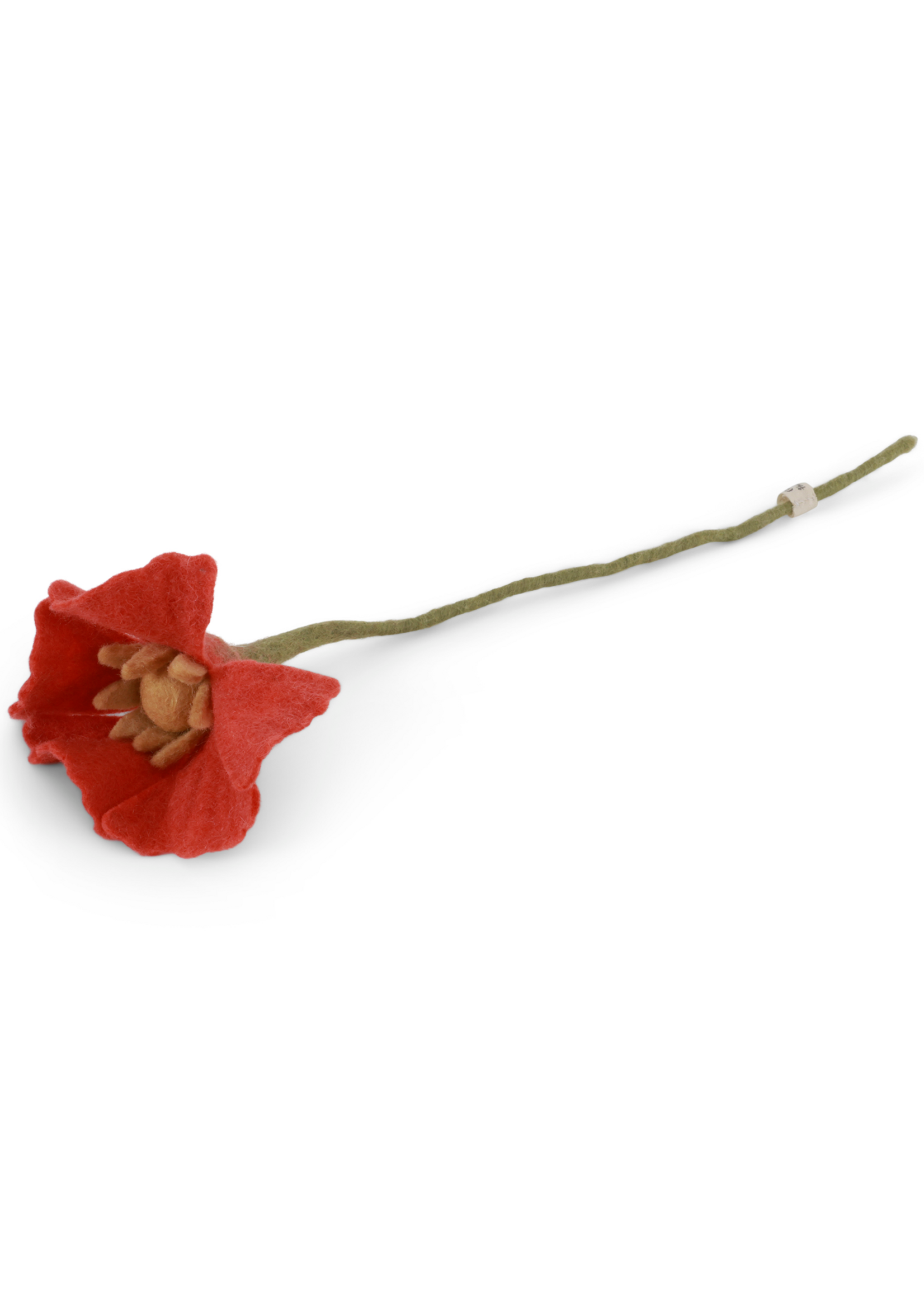 Gry and Sif Poppy Felt Flower