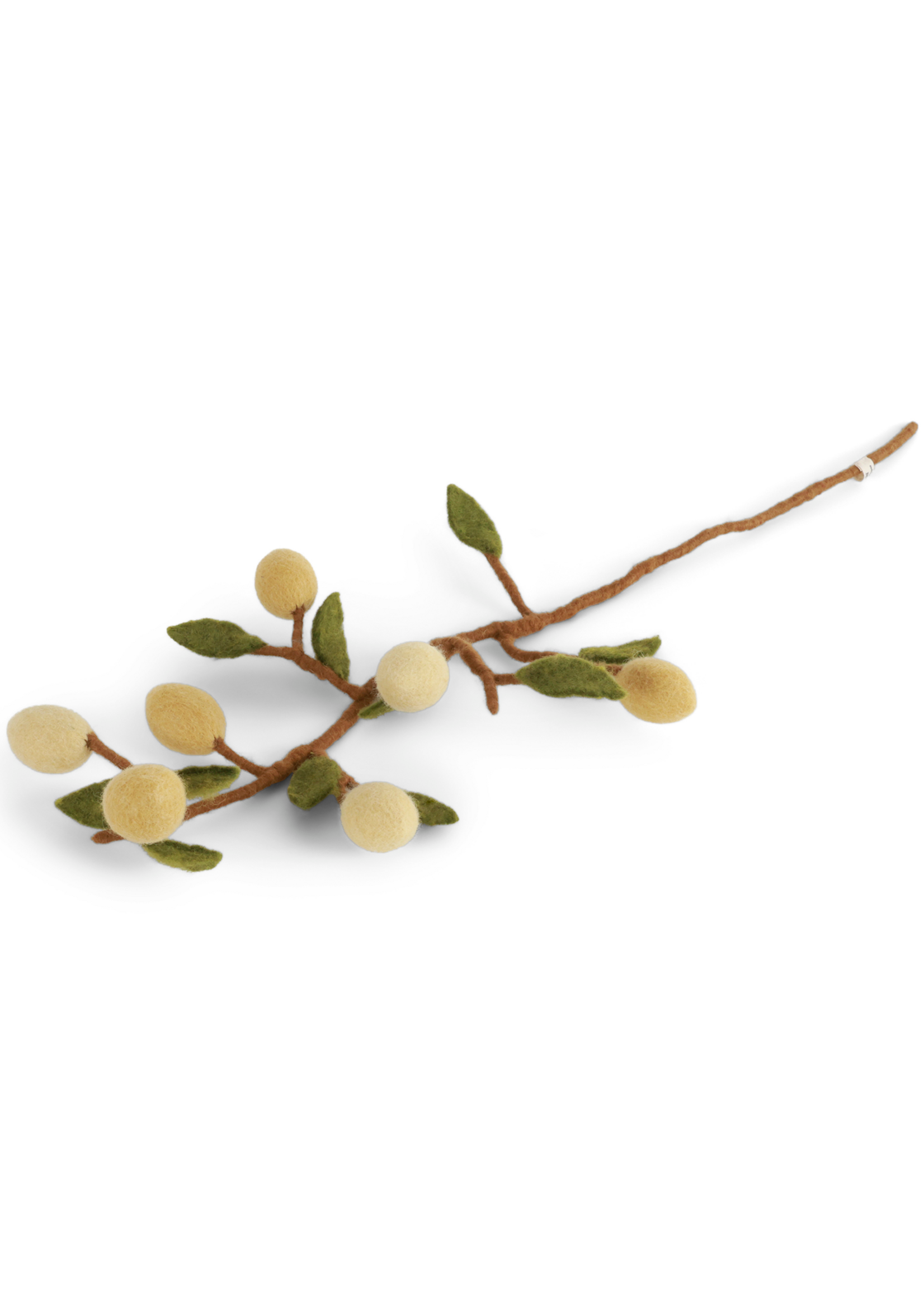 Gry and Sif Lemon Felt Branch