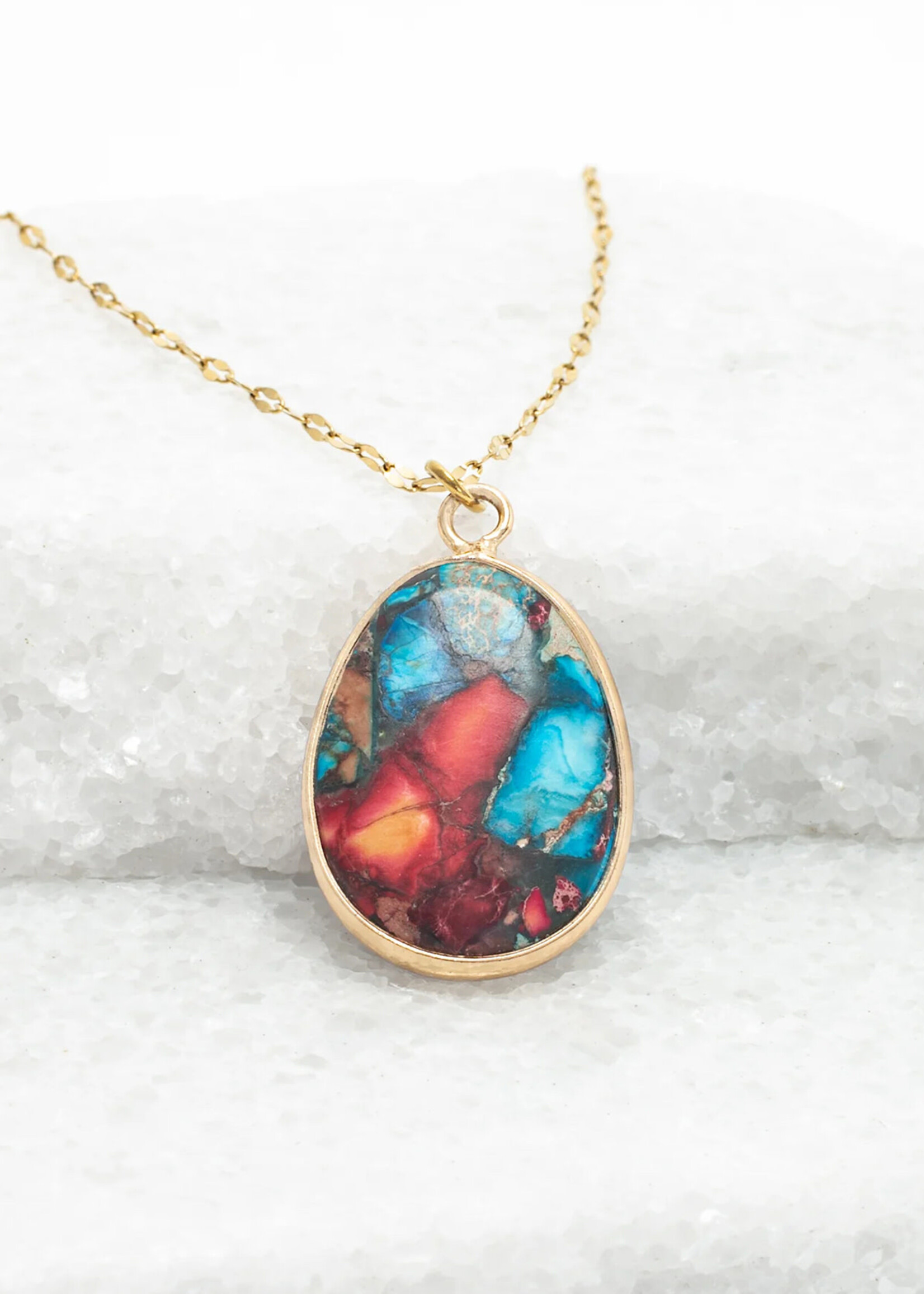 Starfish Project Mosaic Jasper Necklace