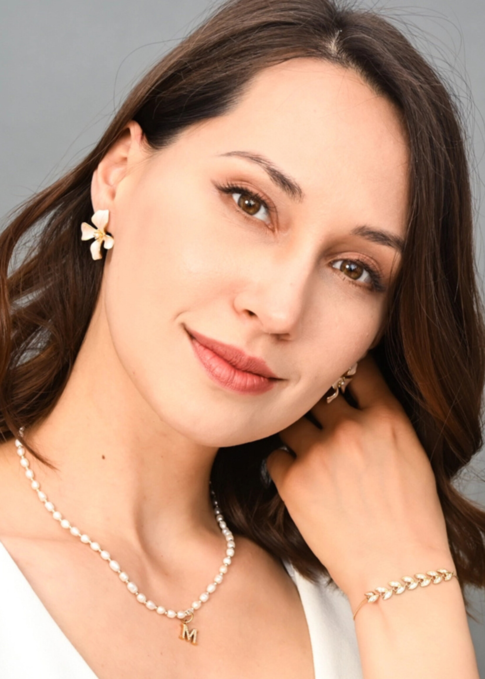 Starfish Project Hope in Bloom Flower Earrings - Misty Rose