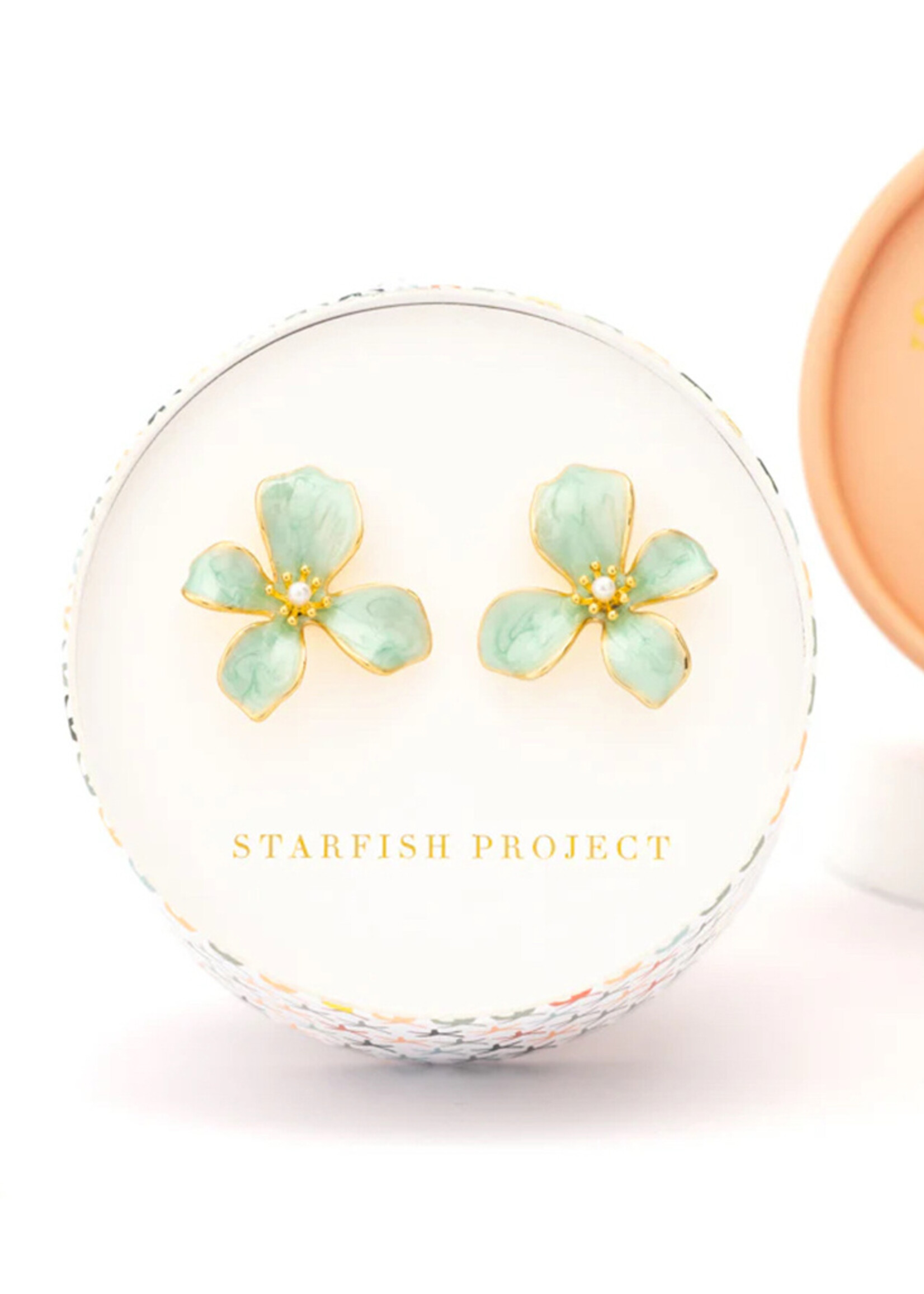 Starfish Project Hope in Bloom Flower Earrings - Mint