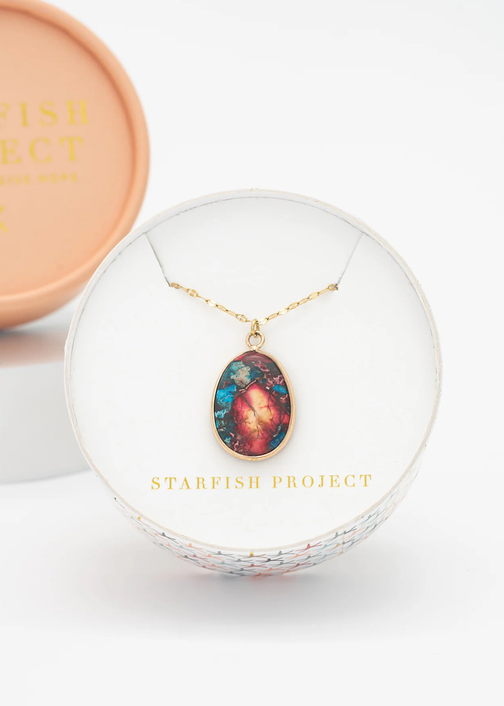 Starfish Project Mosaic Jasper Necklace