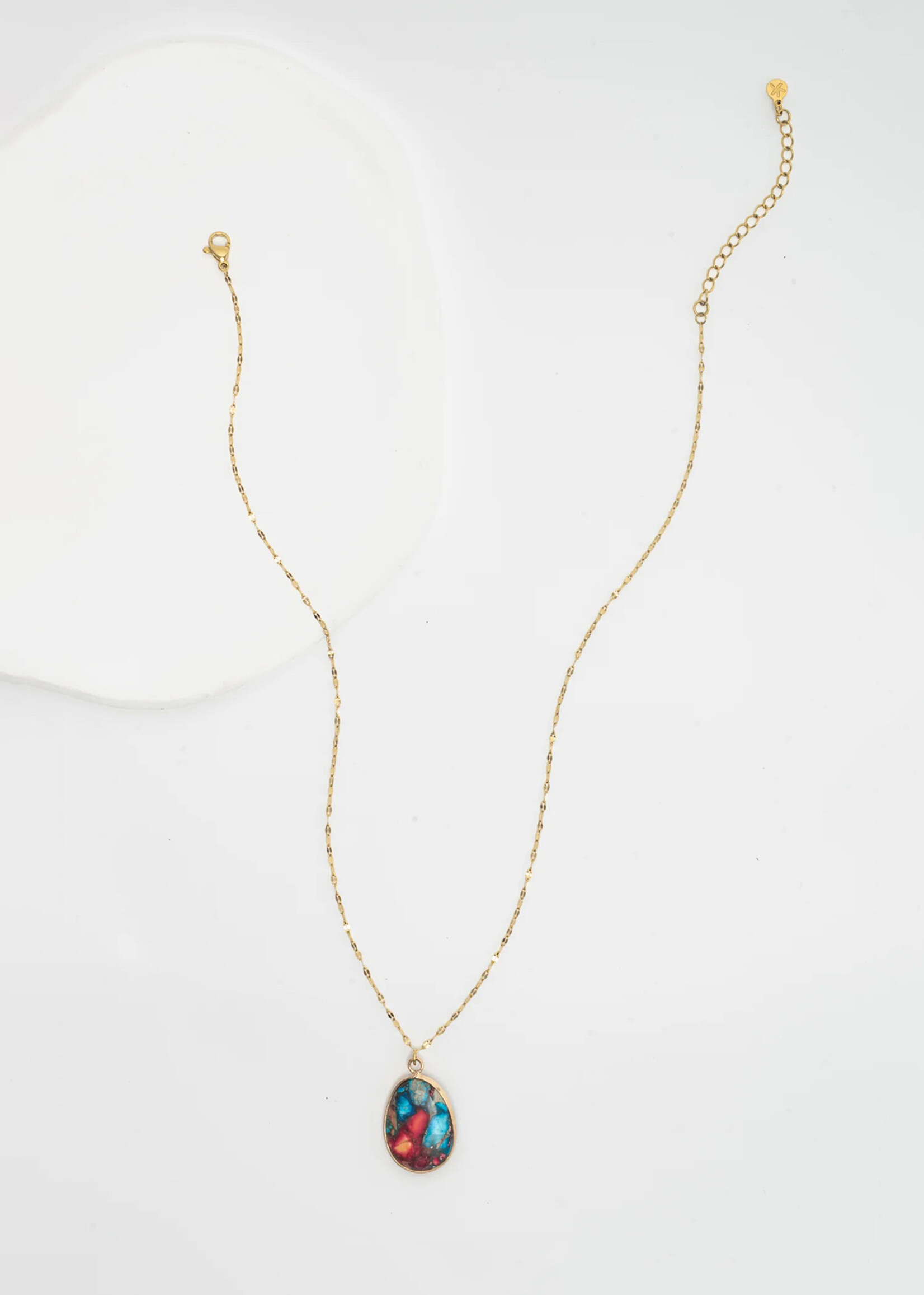 Starfish Project Mosaic Jasper Necklace