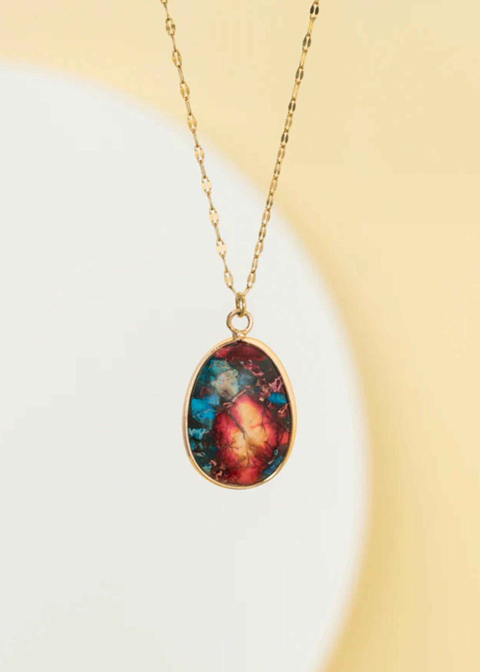 Starfish Project Mosaic Jasper Necklace