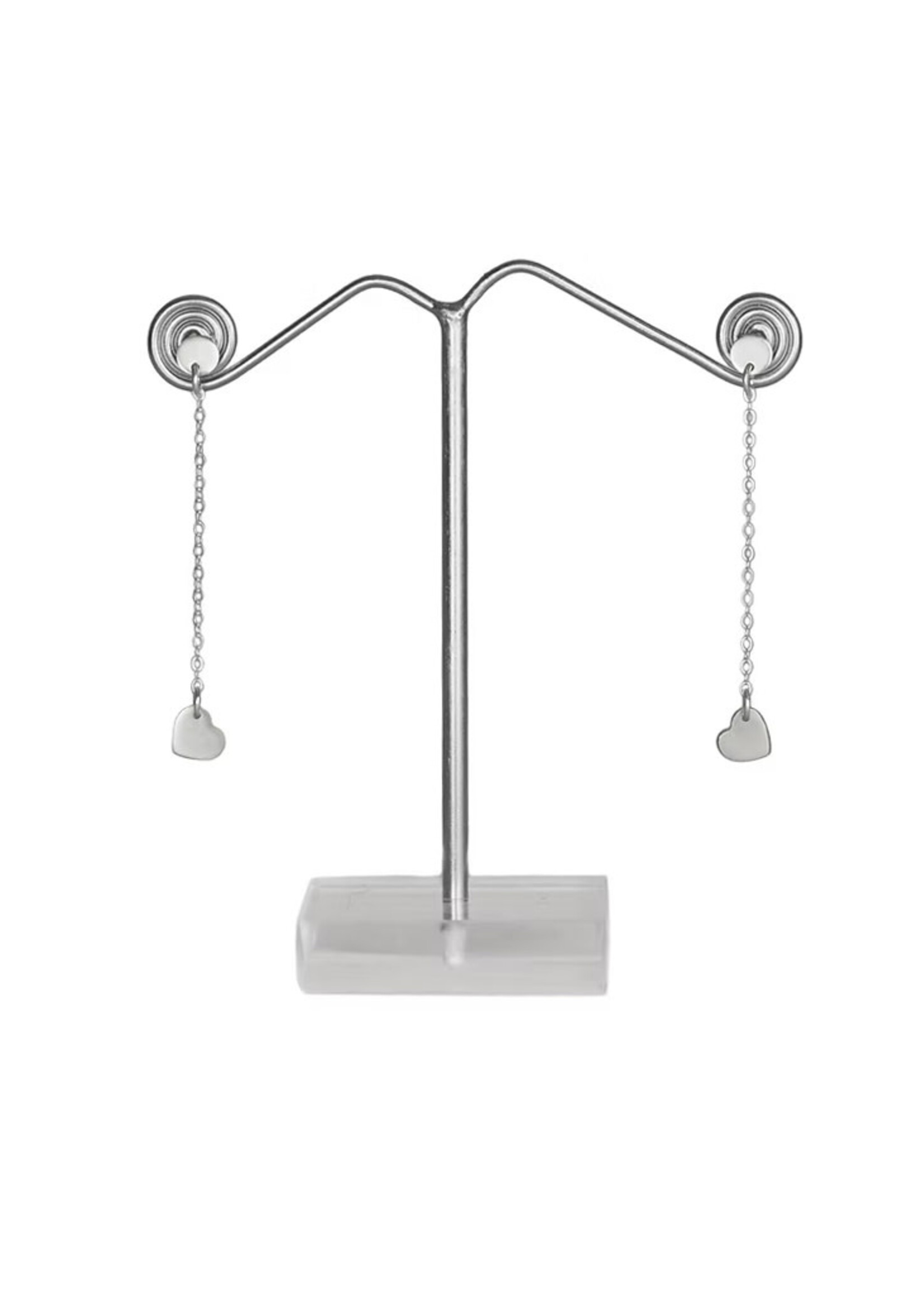 Himalayan Freedom Co Long Heart Earrings