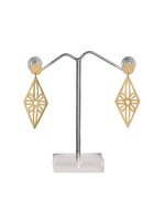 Himalayan Freedom Co Diamond Cutout Earrings