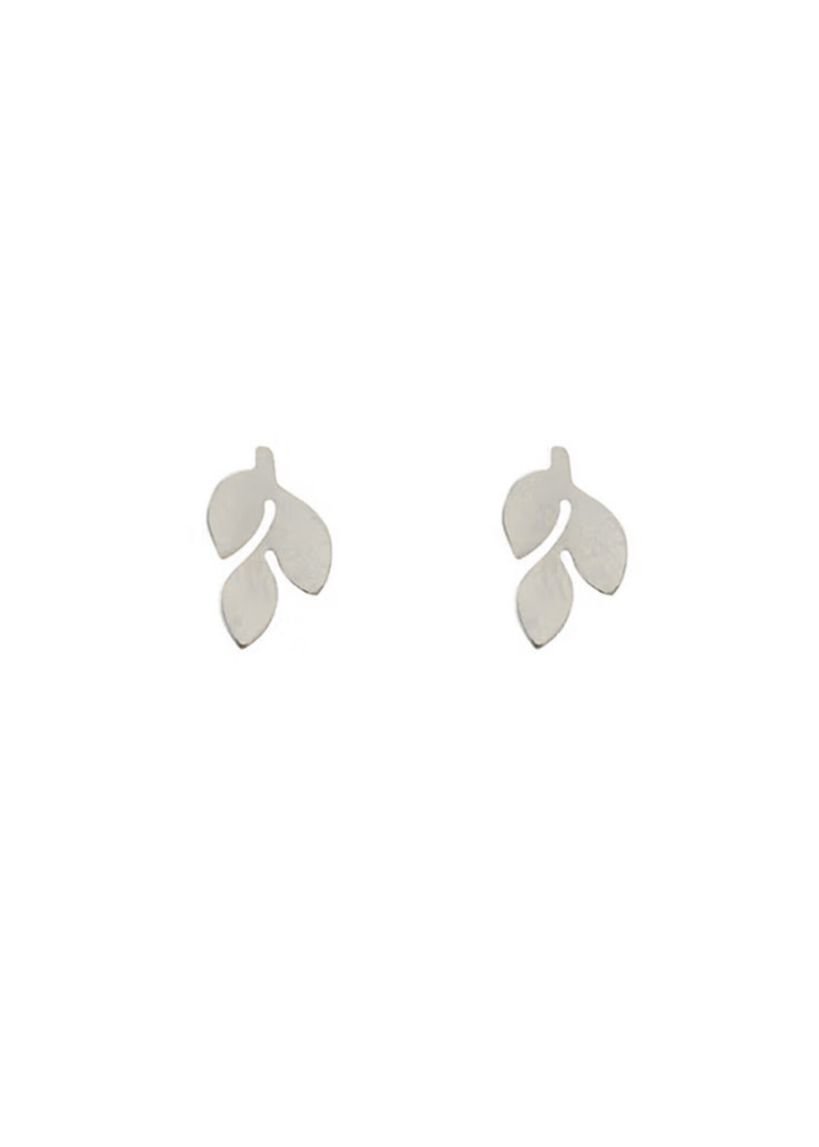 Himalayan Freedom Co Olive Leaf Stud Earrings