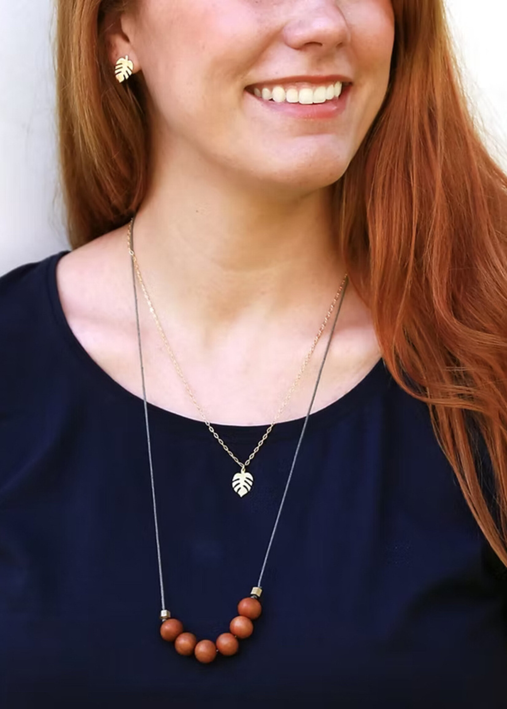 Himalayan Freedom Co New Life Leaf Necklace