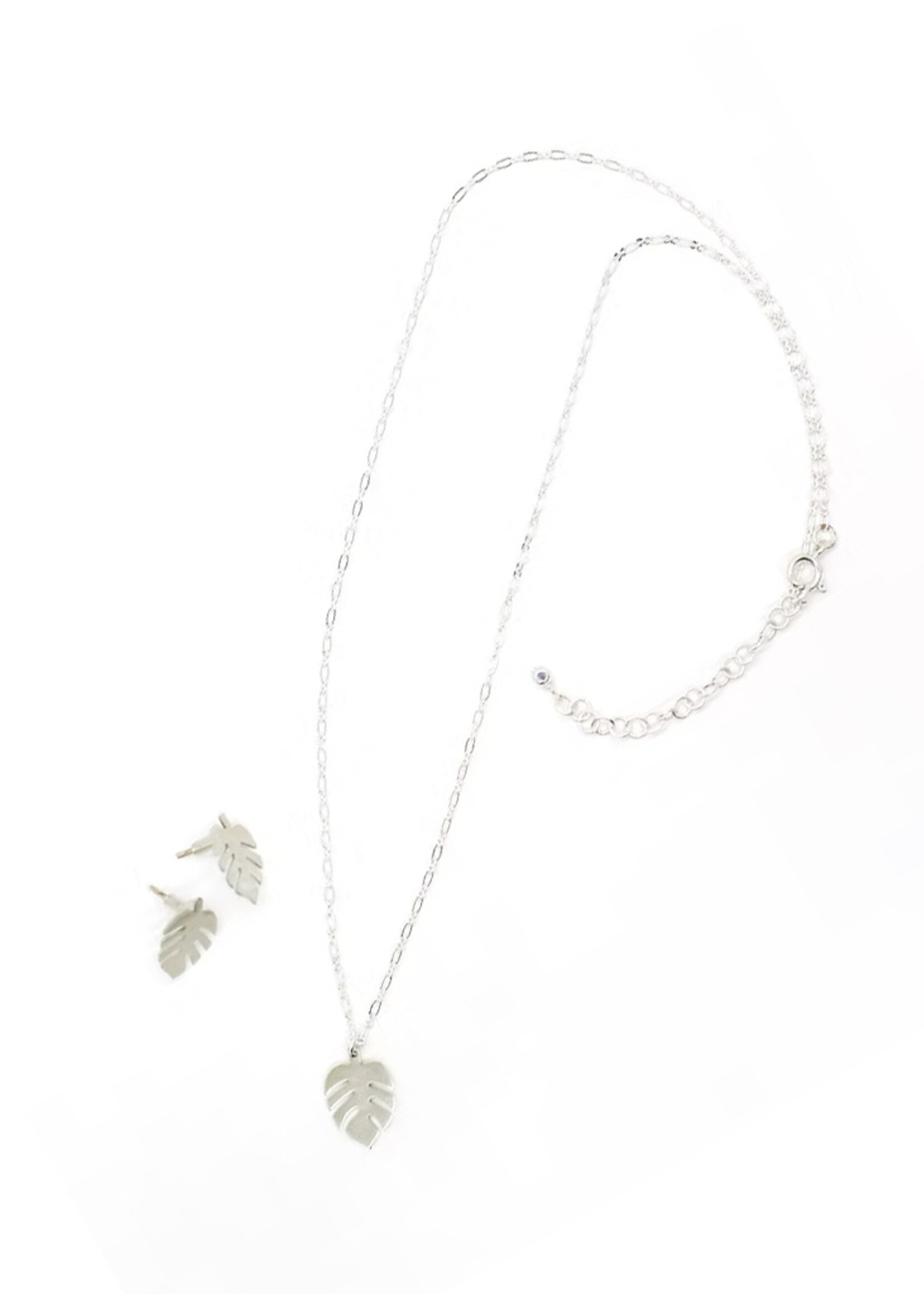 Himalayan Freedom Co New Life Leaf Stud Earrings