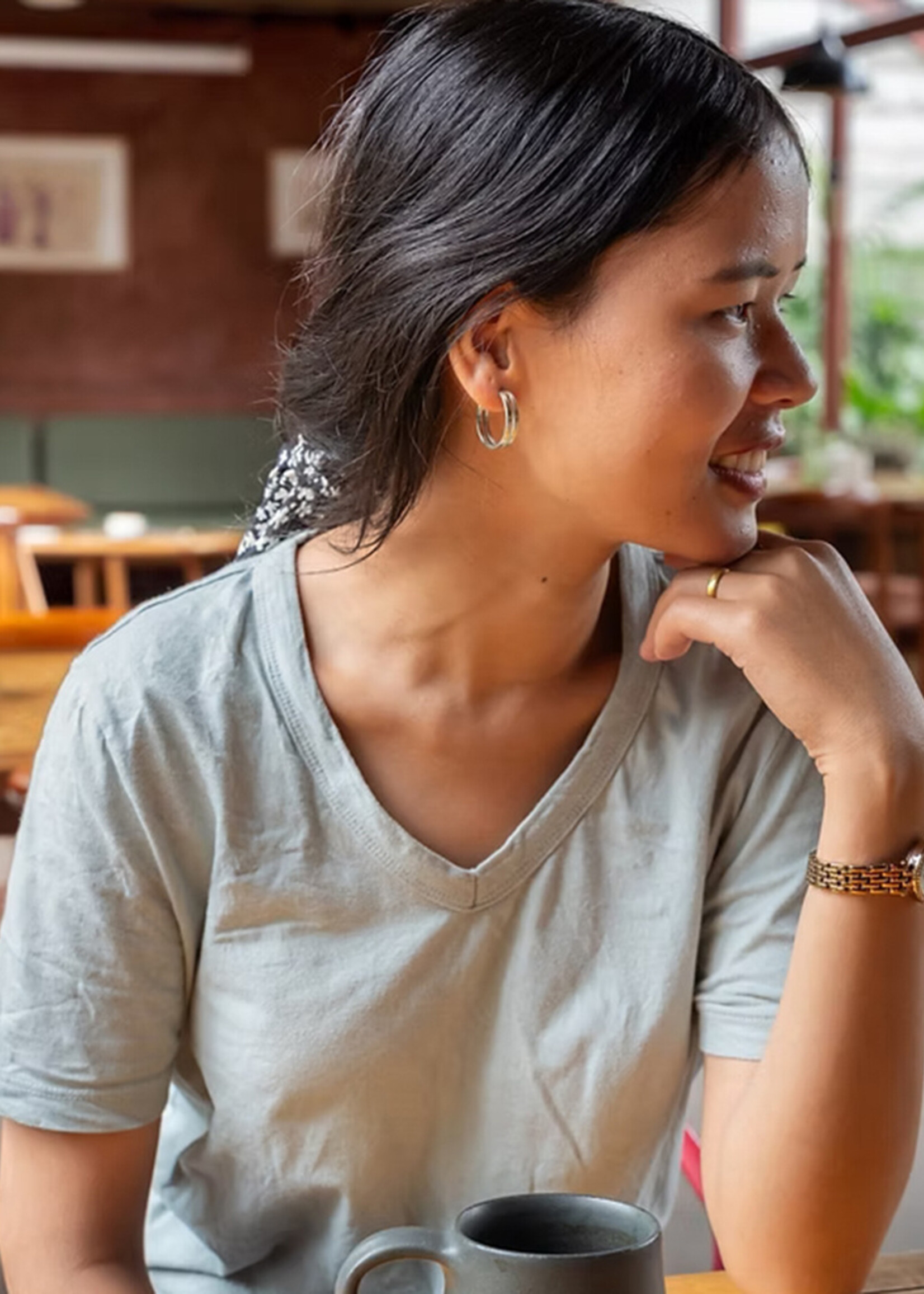 Himalayan Freedom Co Double Hoop Earrings
