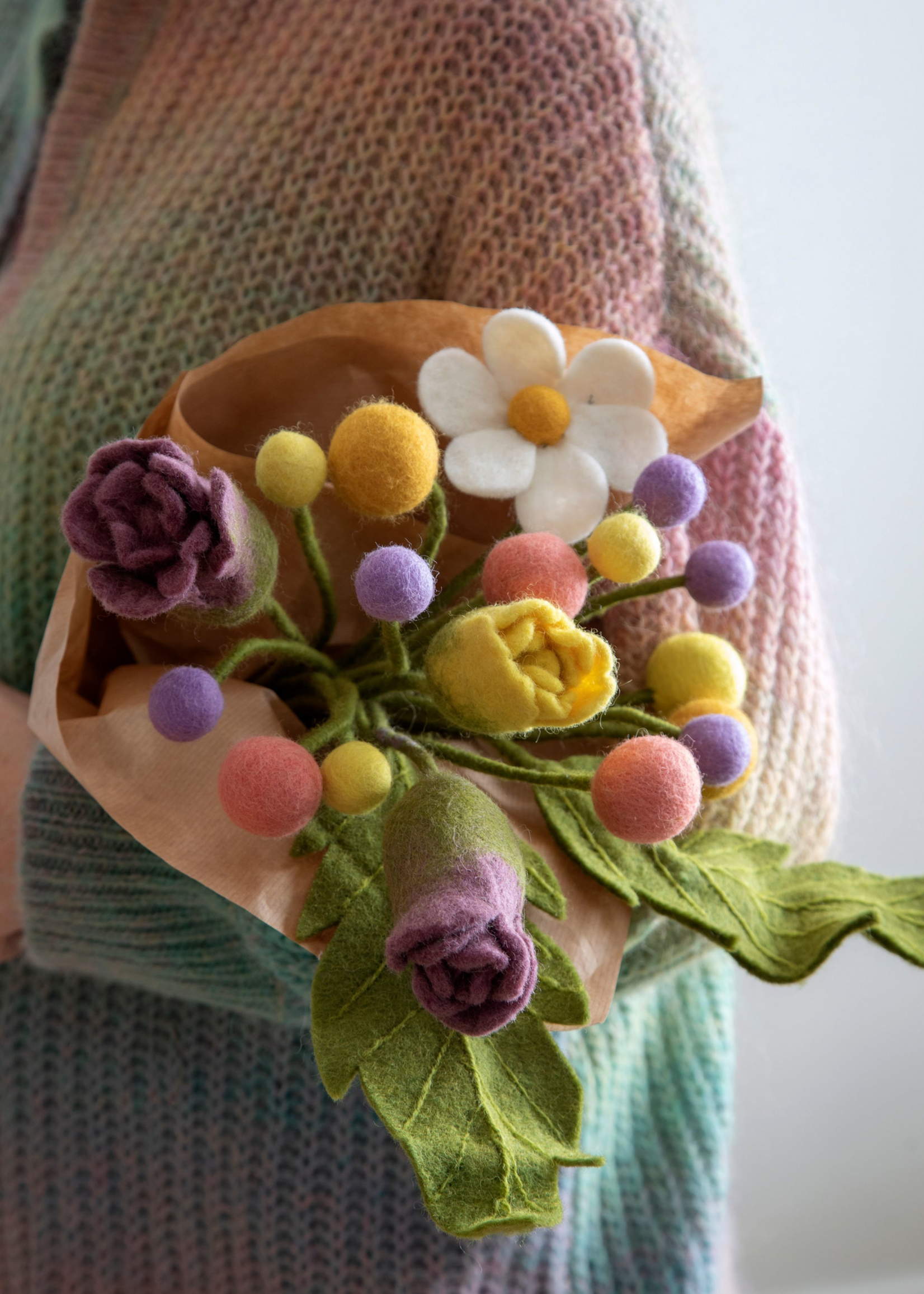 Gry and Sif Simple Felt Flower