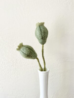 Gry and Sif Felt Poppy Seed Head