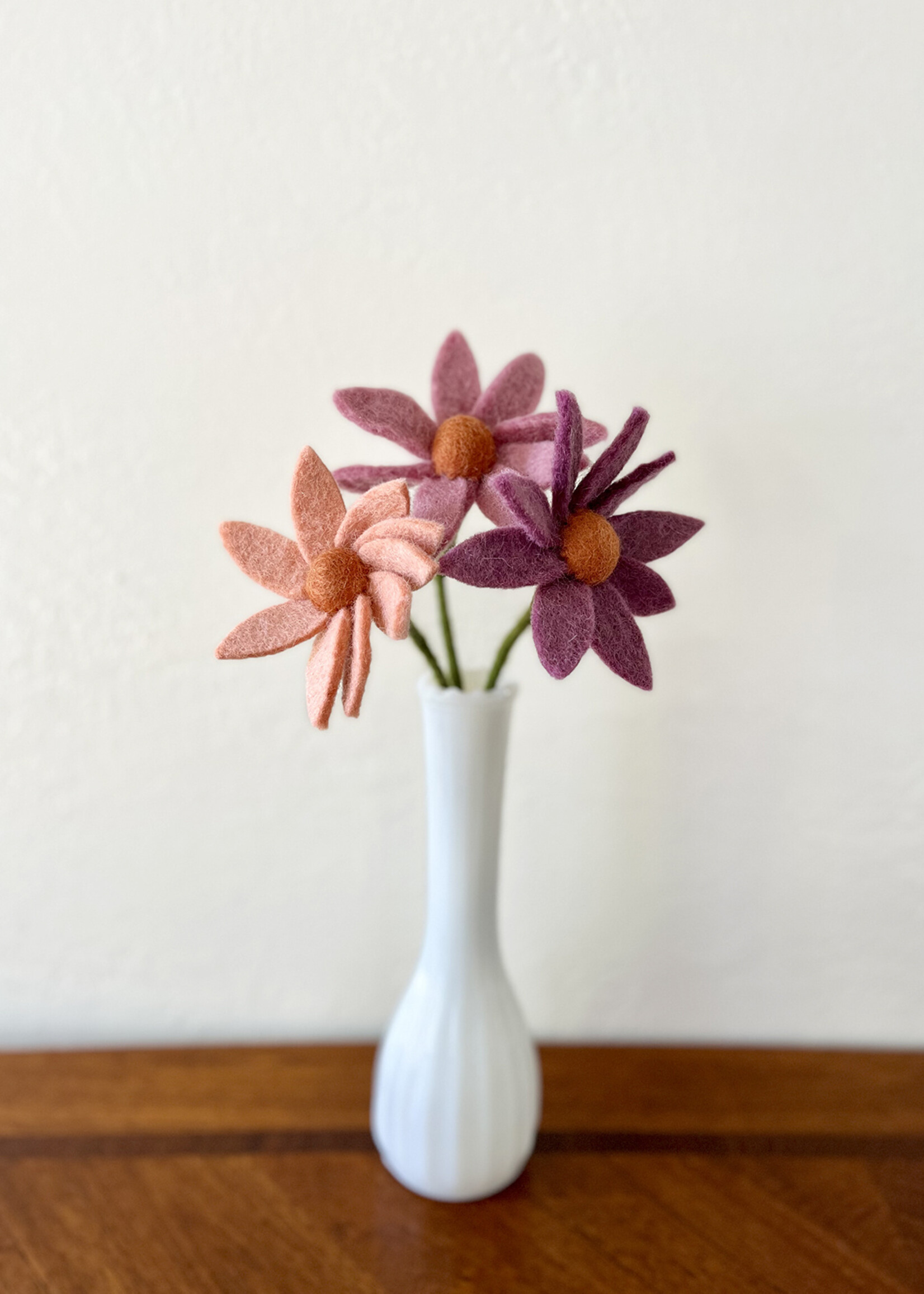 Gry and Sif Cosmos Felt Flower