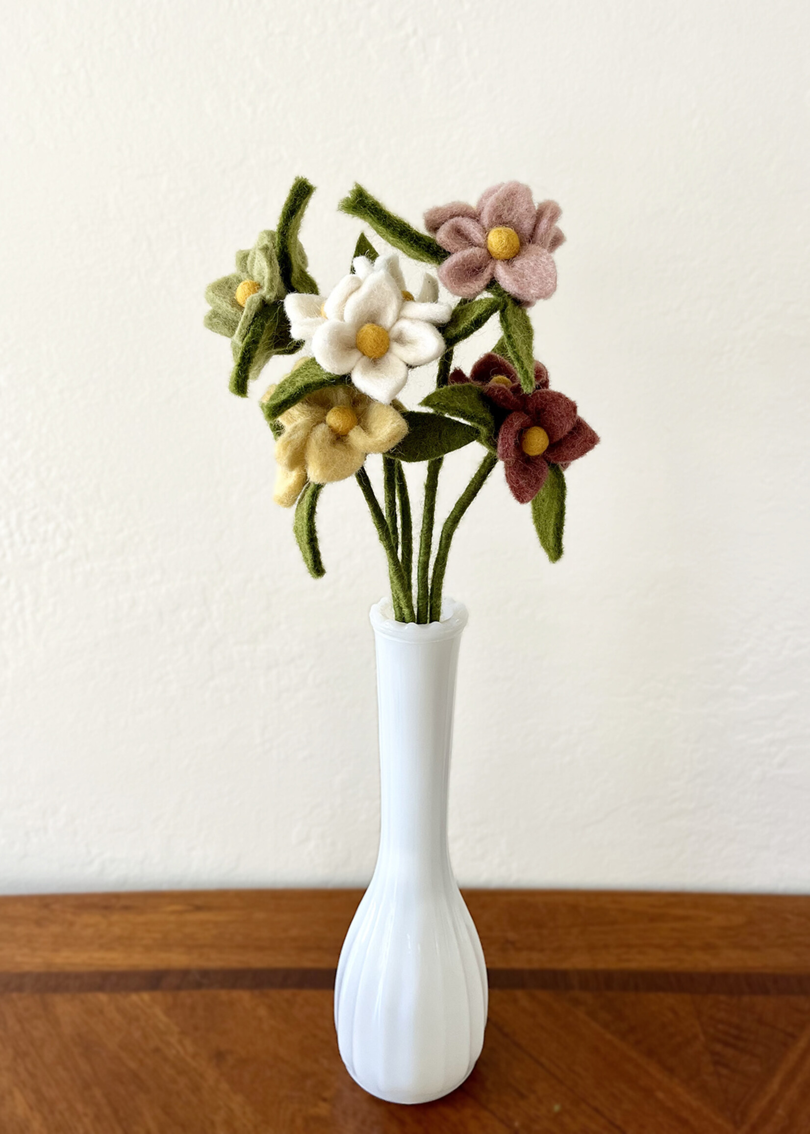 Gry and Sif Felt Flower Branch