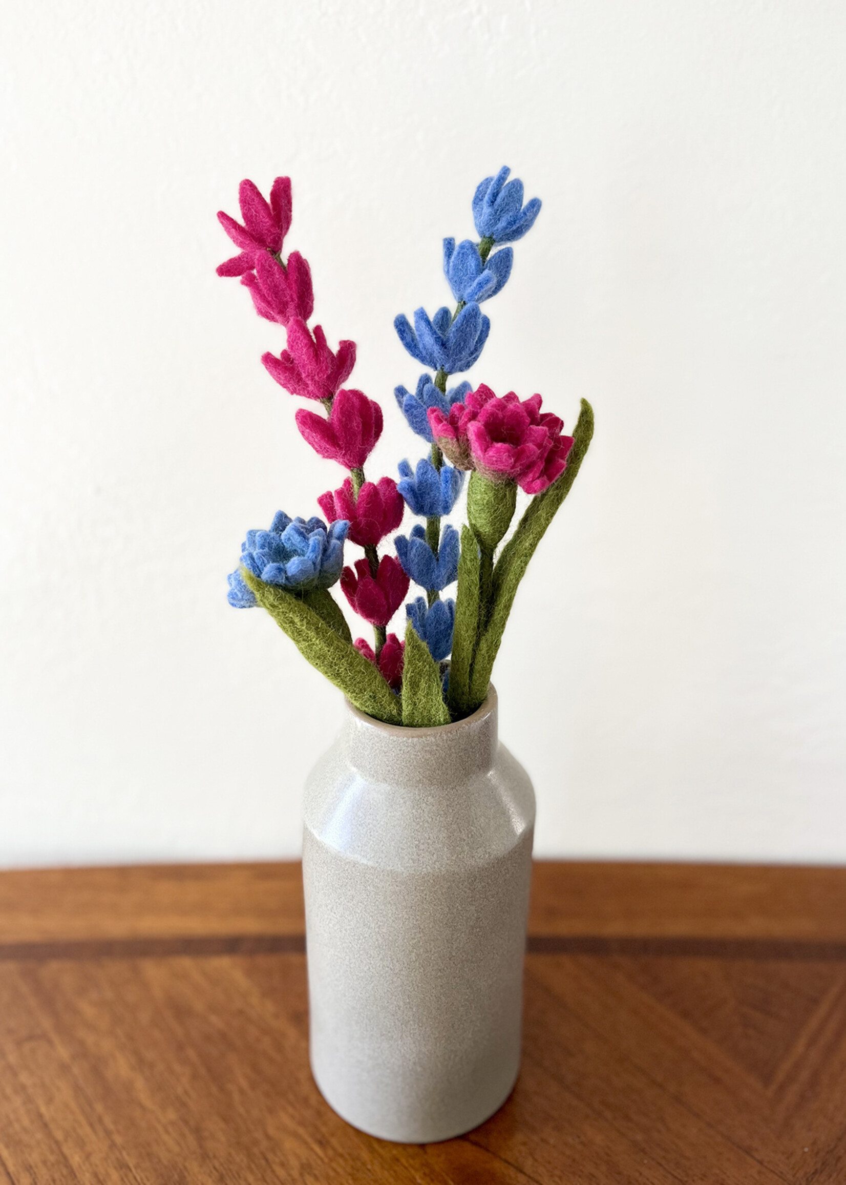 Gry and Sif Lupine Felt Flower