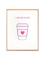 Ink Meets Paper I Love You A Latte Card