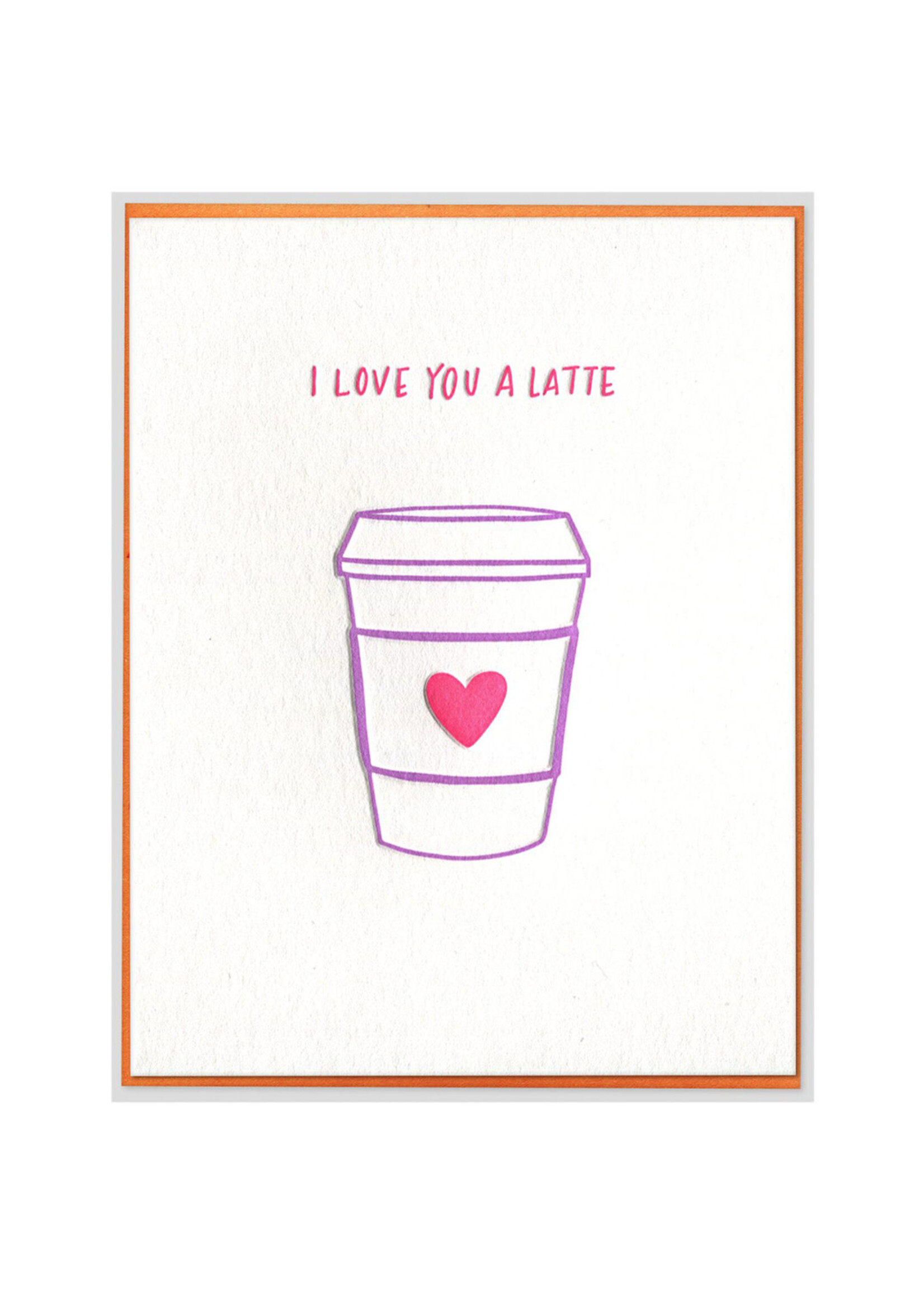 Ink Meets Paper I Love You A Latte Card