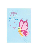 Good Paper Heart Flutter Love Card
