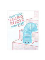Good Paper Falling In Love Slinky Card