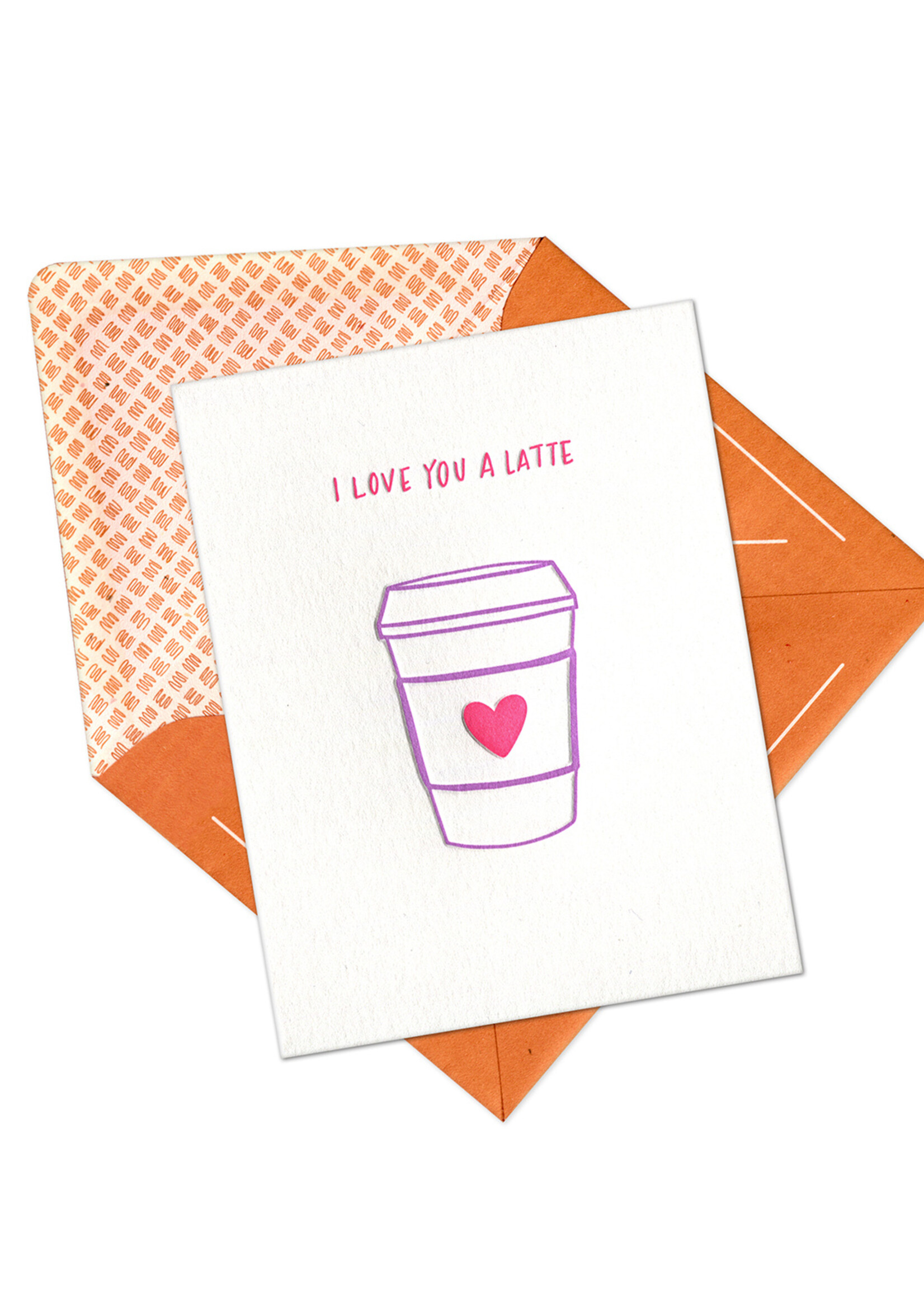 Ink Meets Paper I Love You A Latte Card
