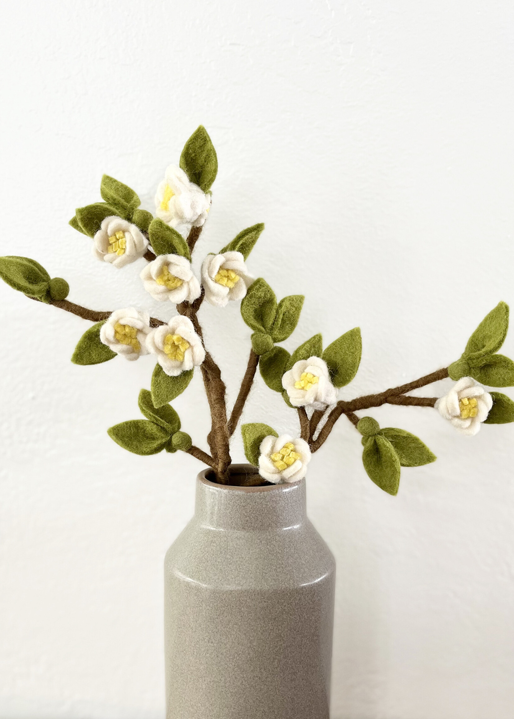 Gry and Sif Apple Blossom Felt Branch