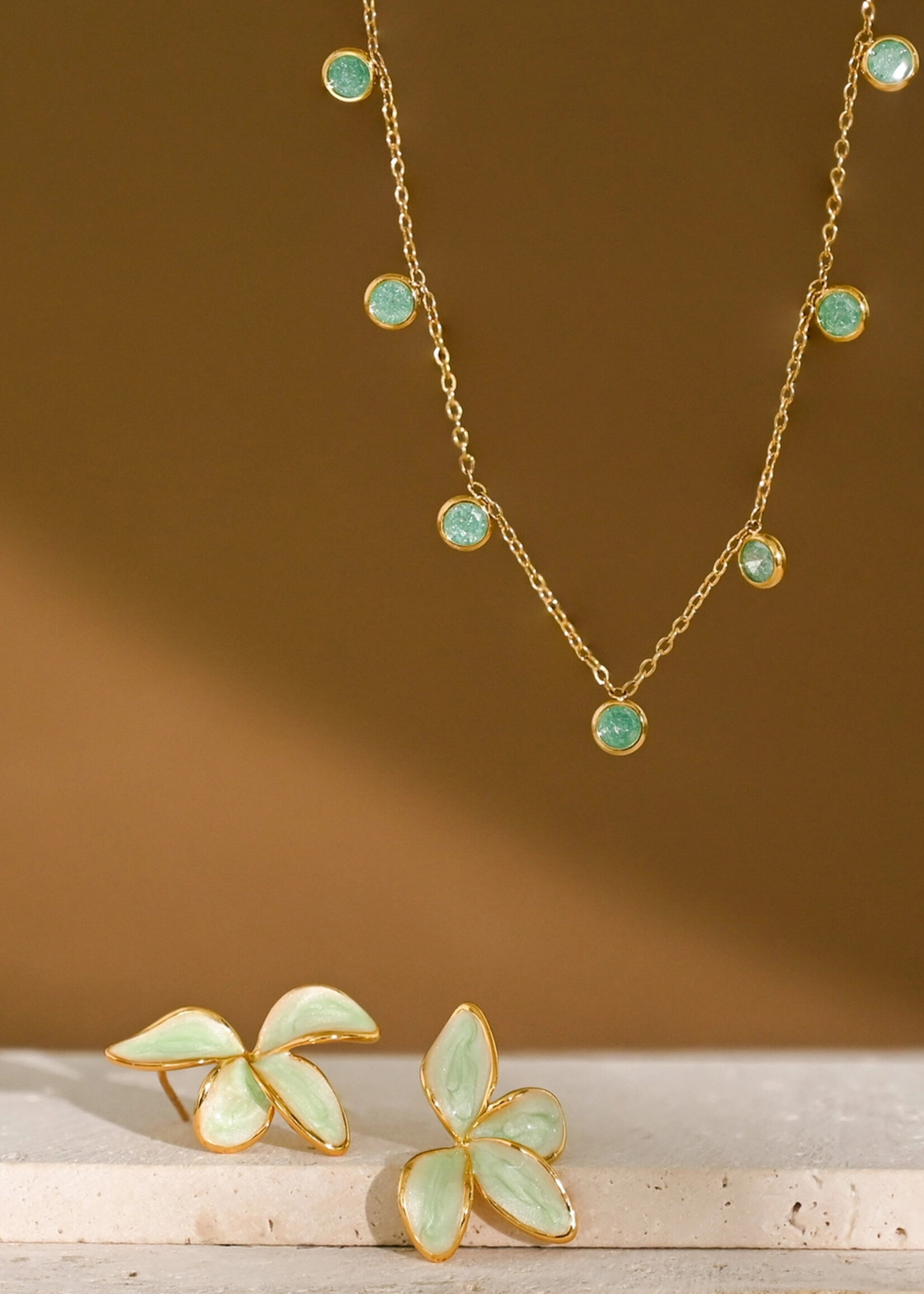 Starfish Project Guiding Lights Necklace - Gold and Mint