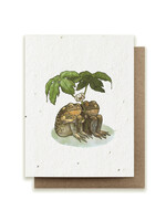Small Victories Two Toads Together Plantable Card