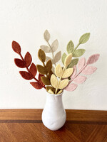 Gry and Sif Felt Leaf Branch