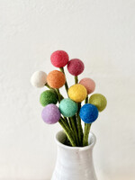 Gry and Sif Felt Flower Ball - 2cm