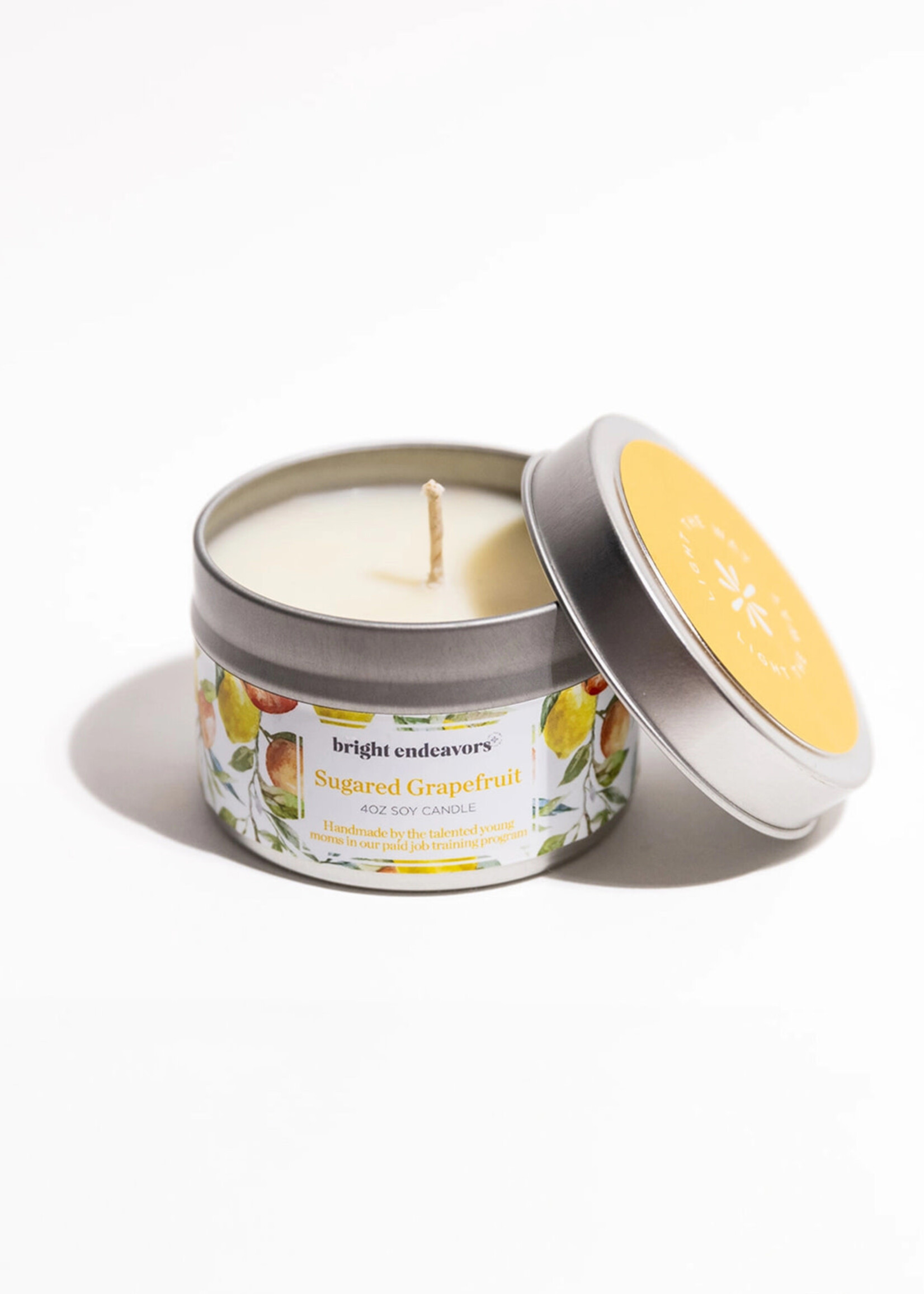 Bright Endeavors Sugared Grapefruit Soy Candle
