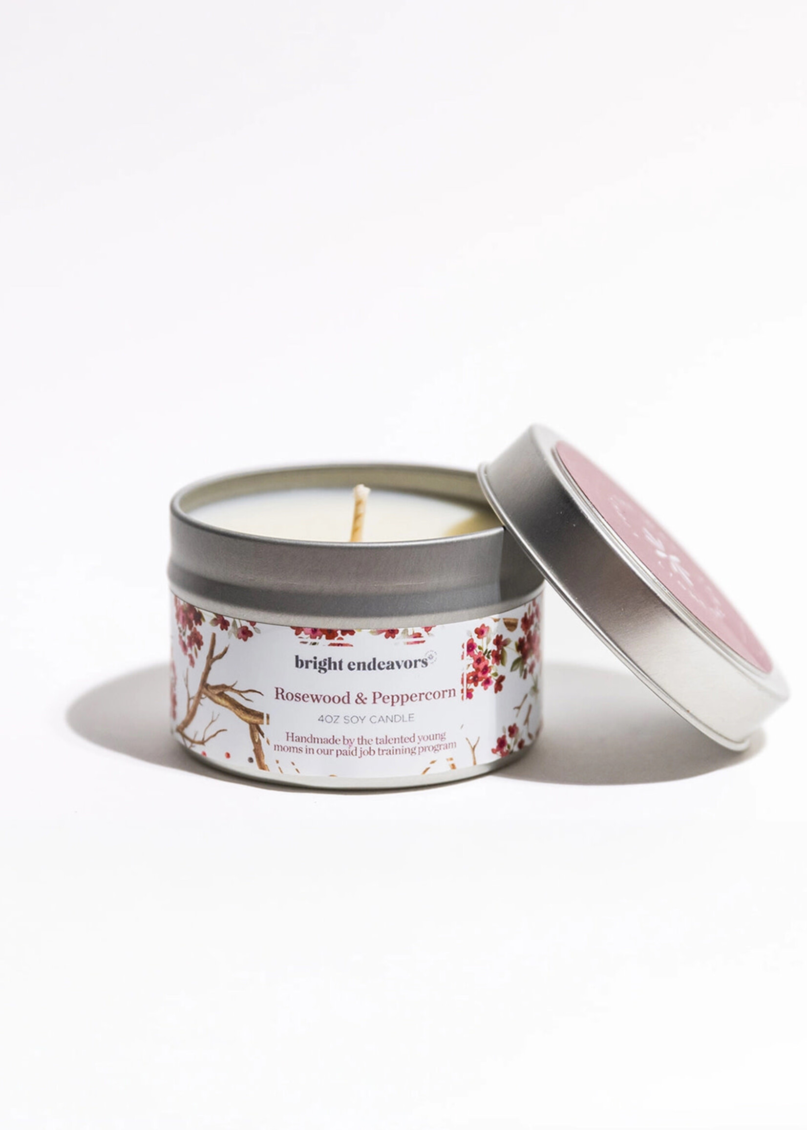 Bright Endeavors Rosewood & Peppercorn Soy Candle