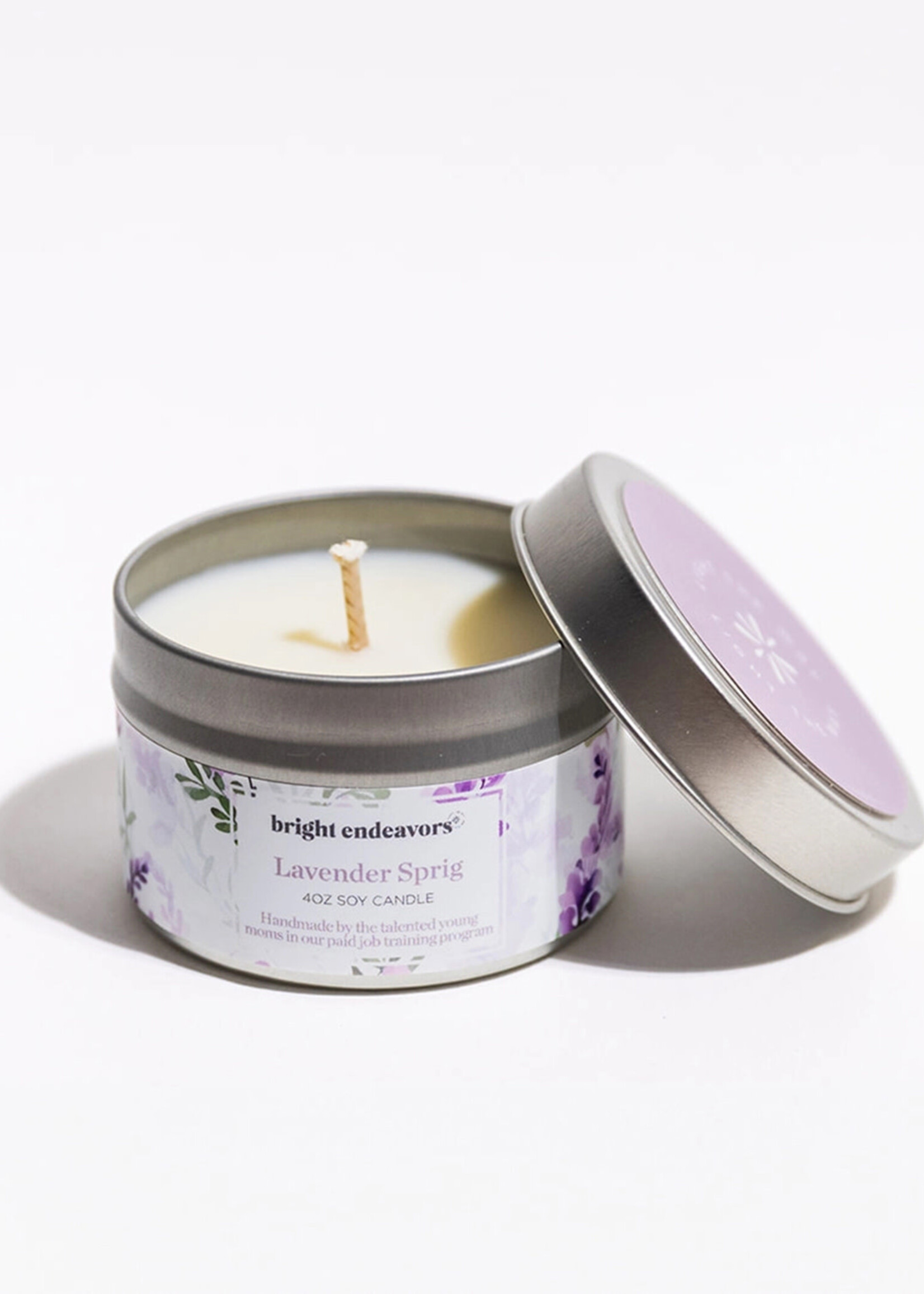 Bright Endeavors Lavender Sprig Soy Candle