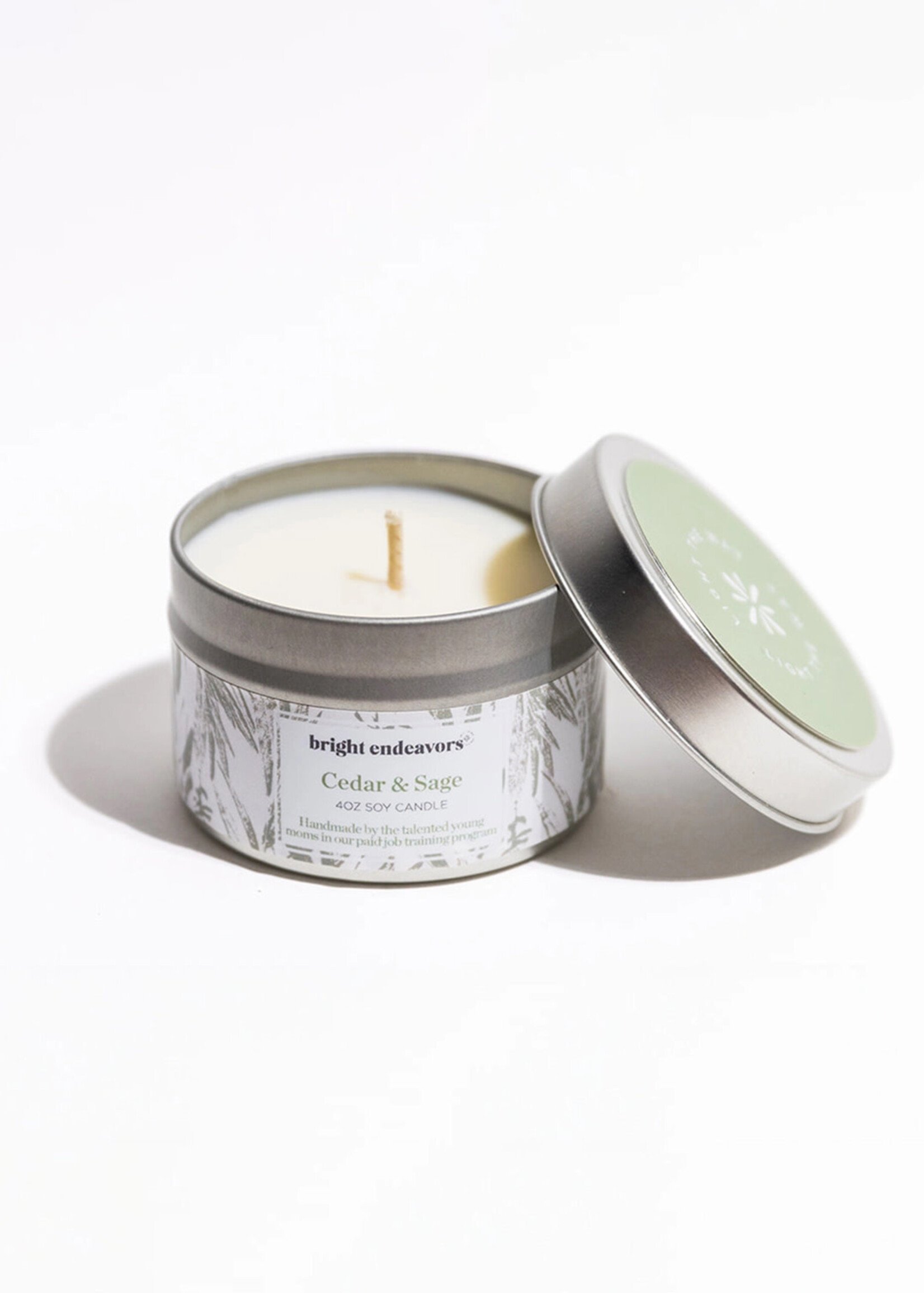 Bright Endeavors Cedar & Sage Soy Candle