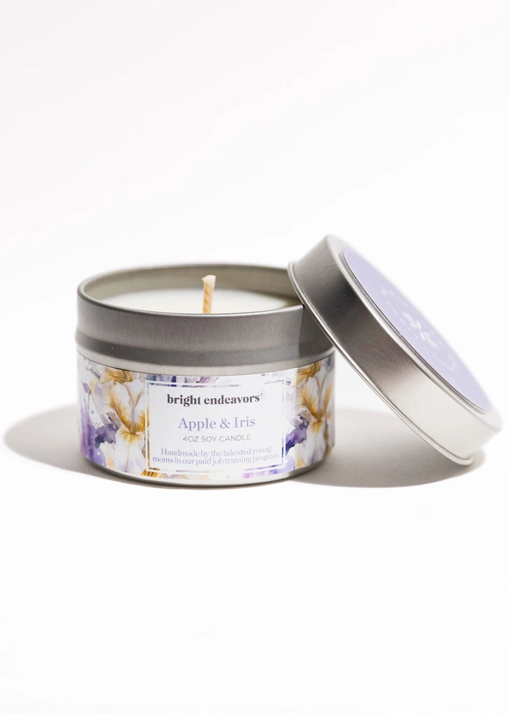 Bright Endeavors Apple & Iris Soy Candle